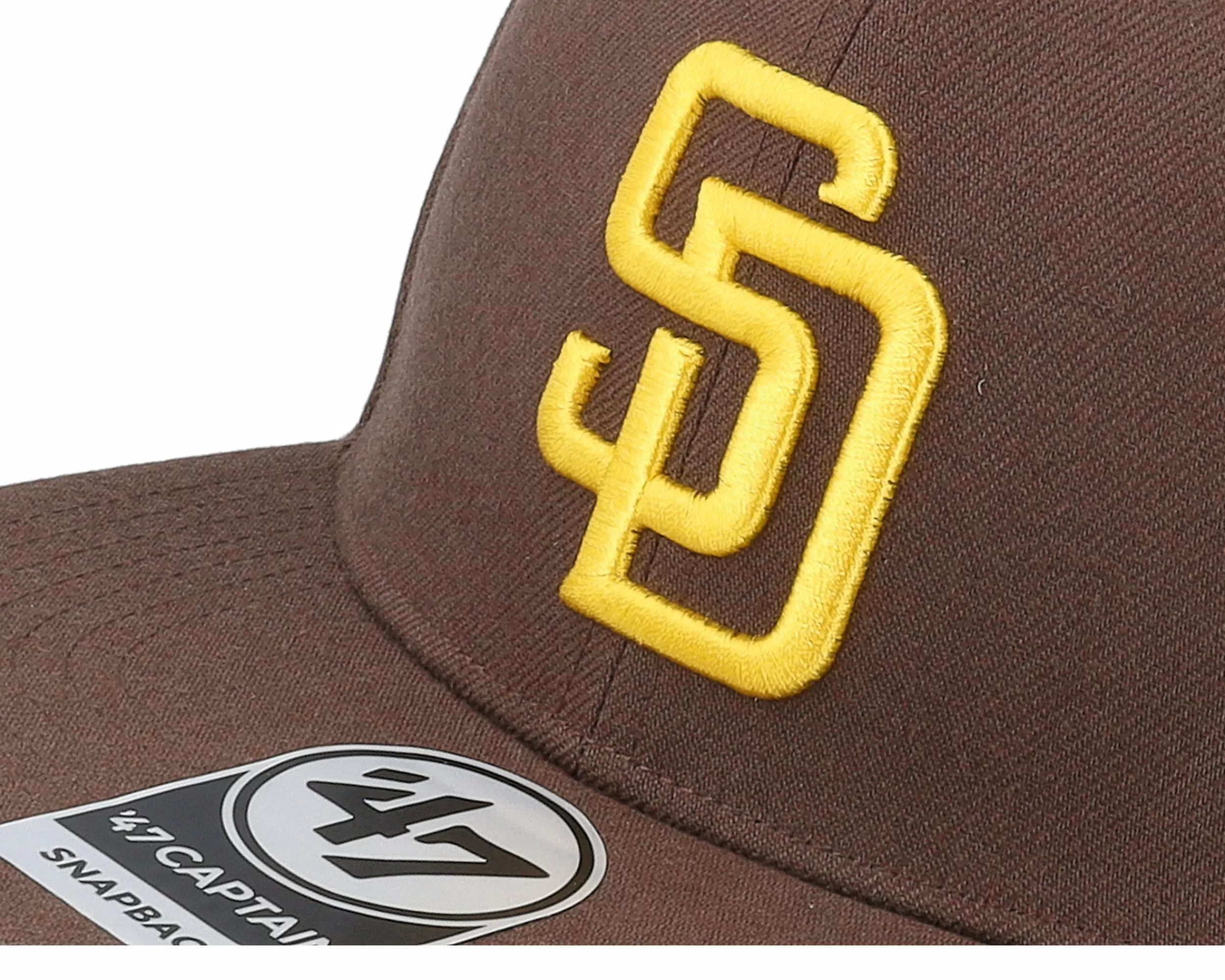47 Brand San Diego Padres Mlb Sure Shot Captain Brown Snapback - -Unisex Snapback
