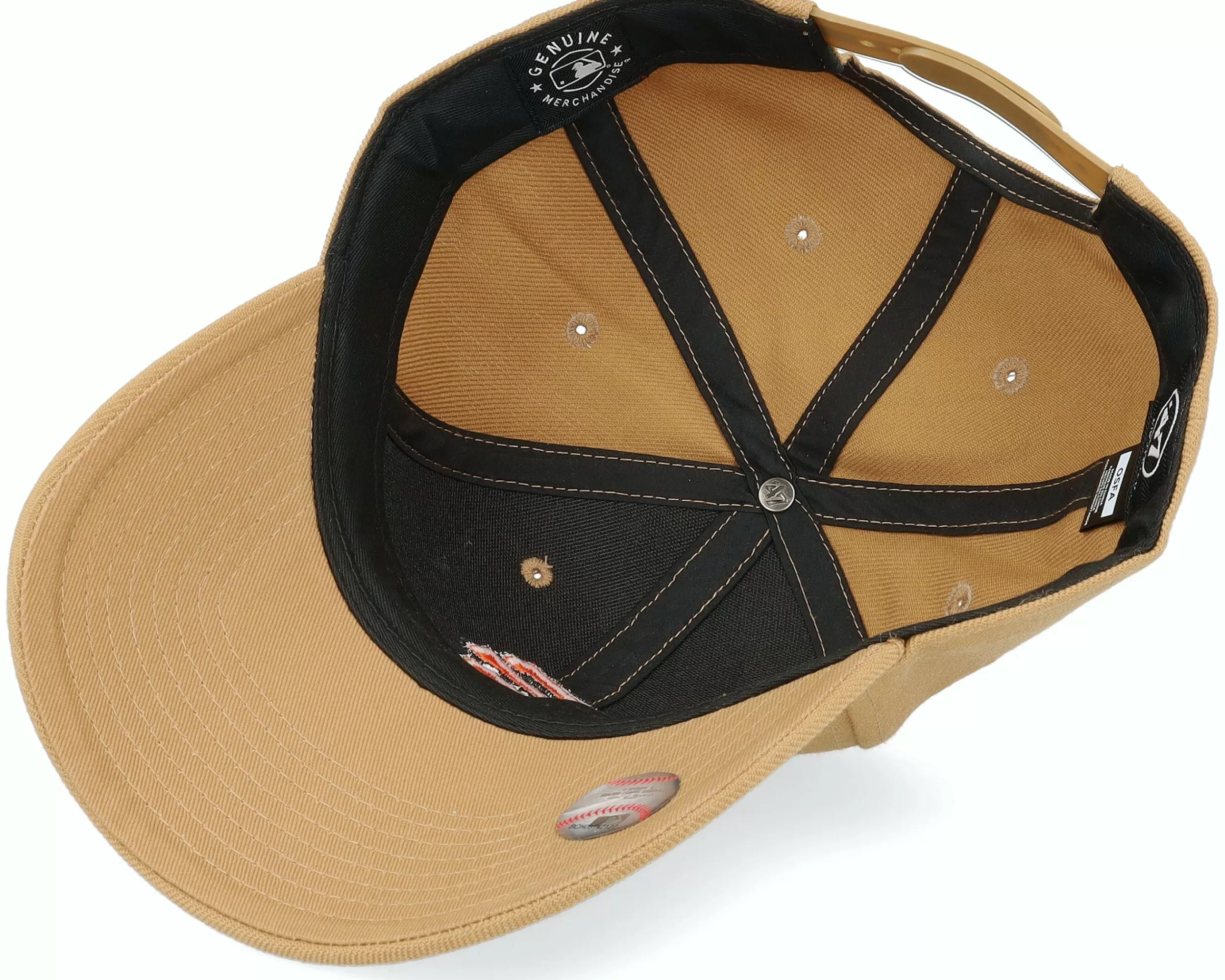 47 Brand San Francisco Giants Mvp Camel Adjustable - -Unisex Adjustable