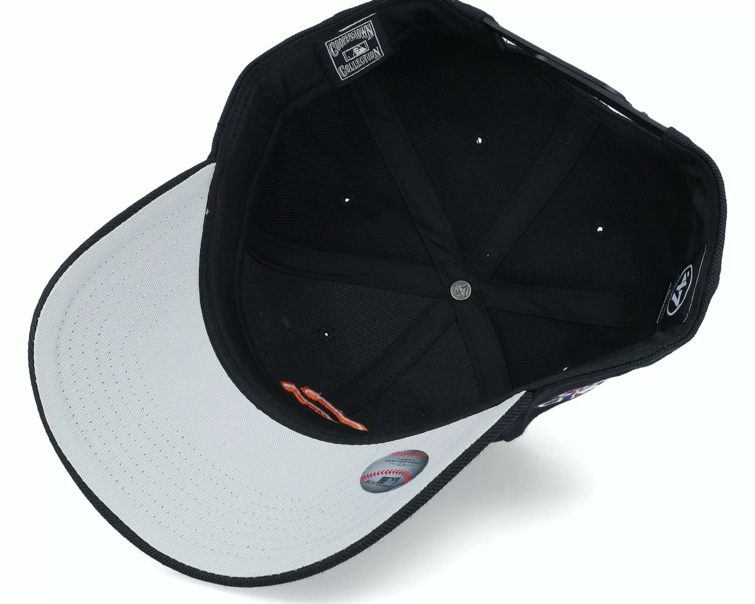 47 Brand San Francisco Giants World Series Sure Shot Mvp Black Adjustable - -Unisex Adjustable