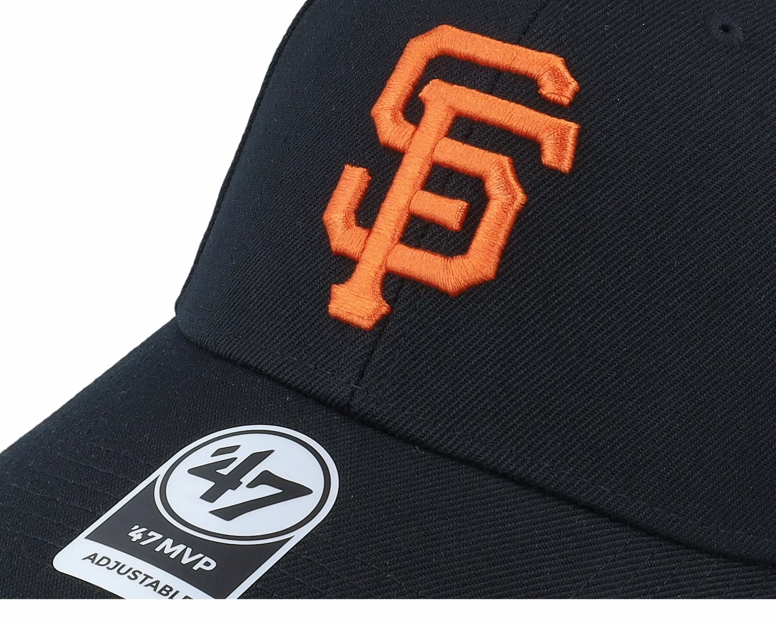 47 Brand San Francisco Giants World Series Sure Shot Mvp Black Adjustable - -Unisex Adjustable