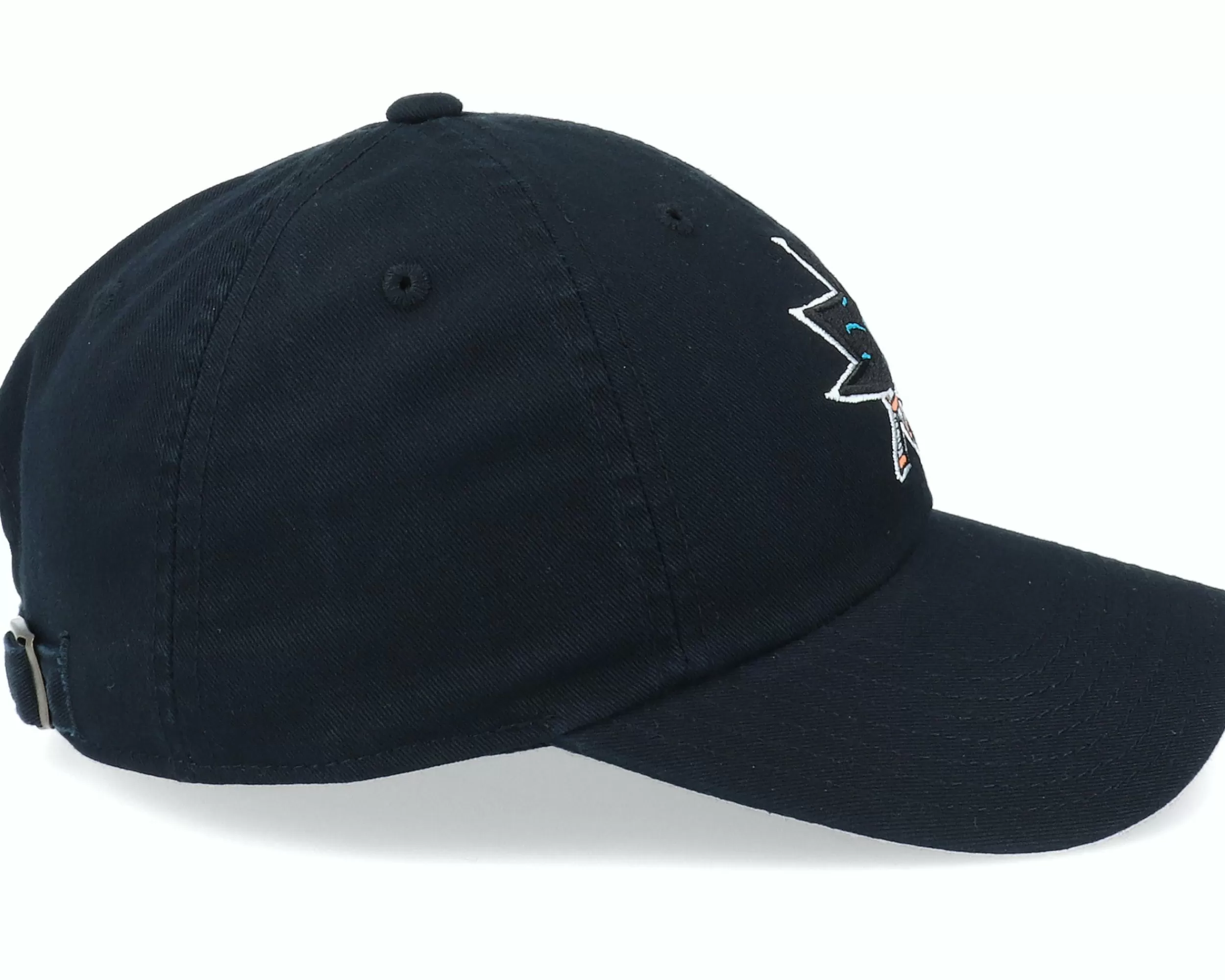 American Needle San Jose Sharks Blue Line Black Dad Cap - -Unisex Dad Cap