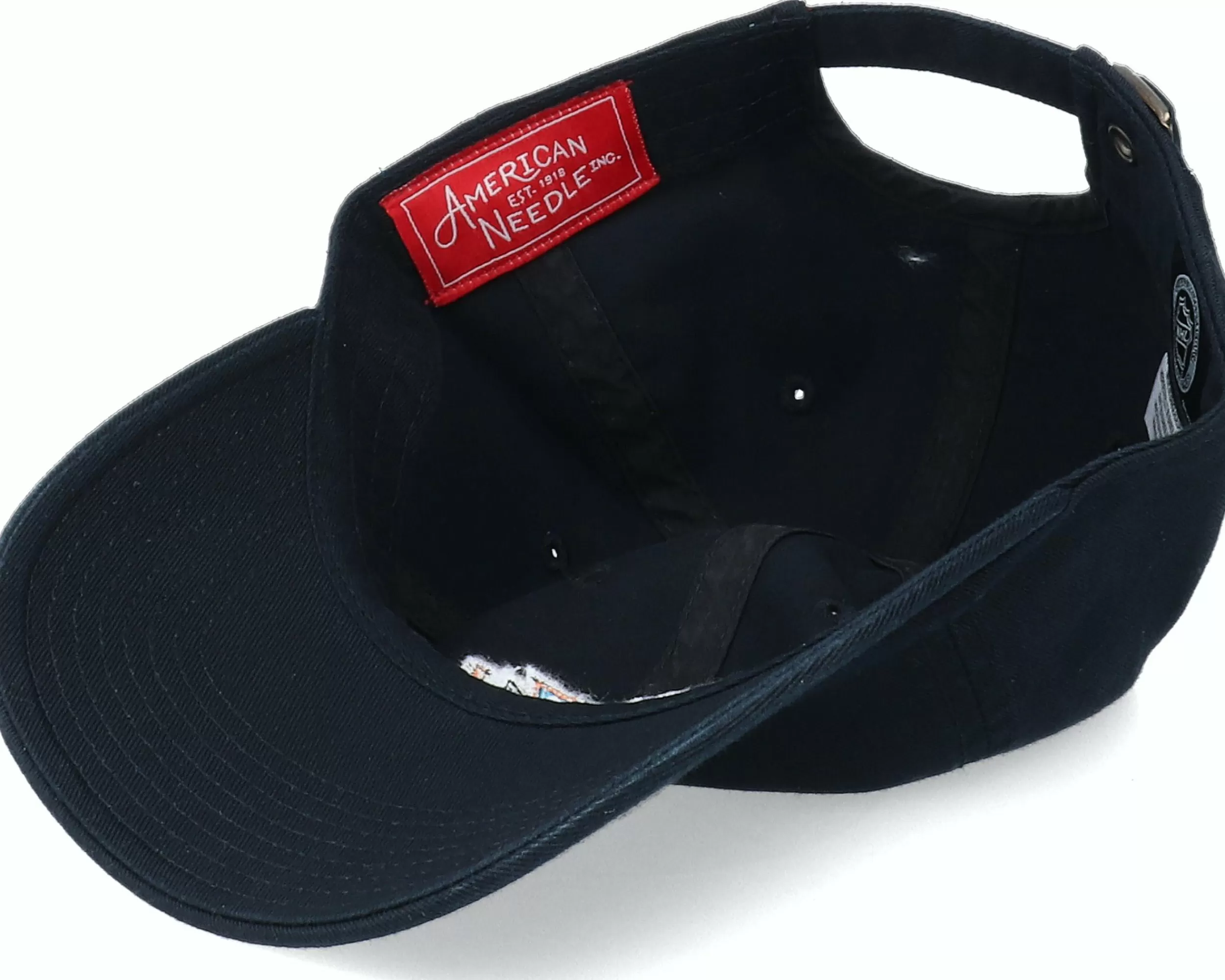 American Needle San Jose Sharks Blue Line Black Dad Cap - -Unisex Dad Cap