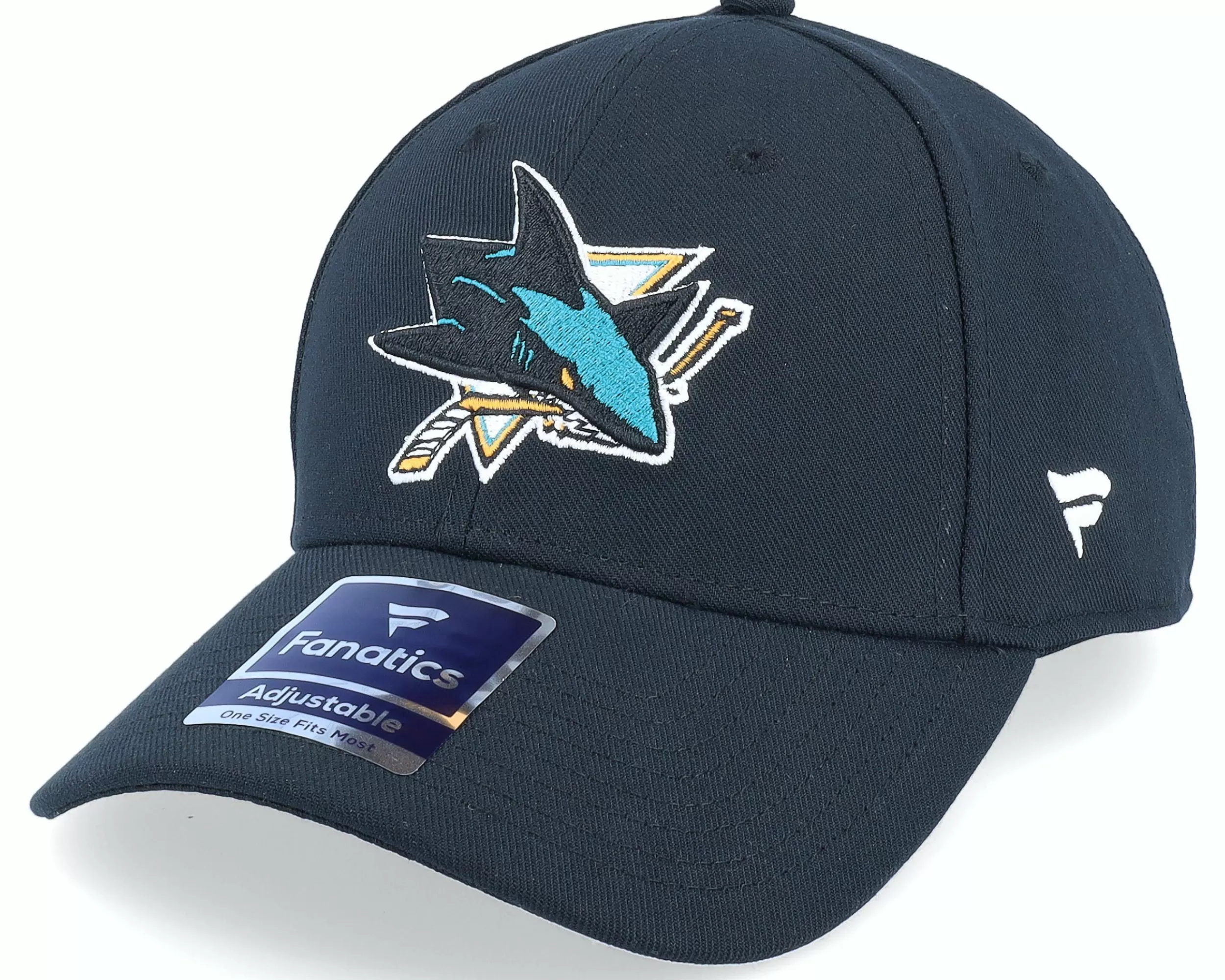 Fanatics San Jose Sharks Core Black Adjustable - -Unisex Adjustable