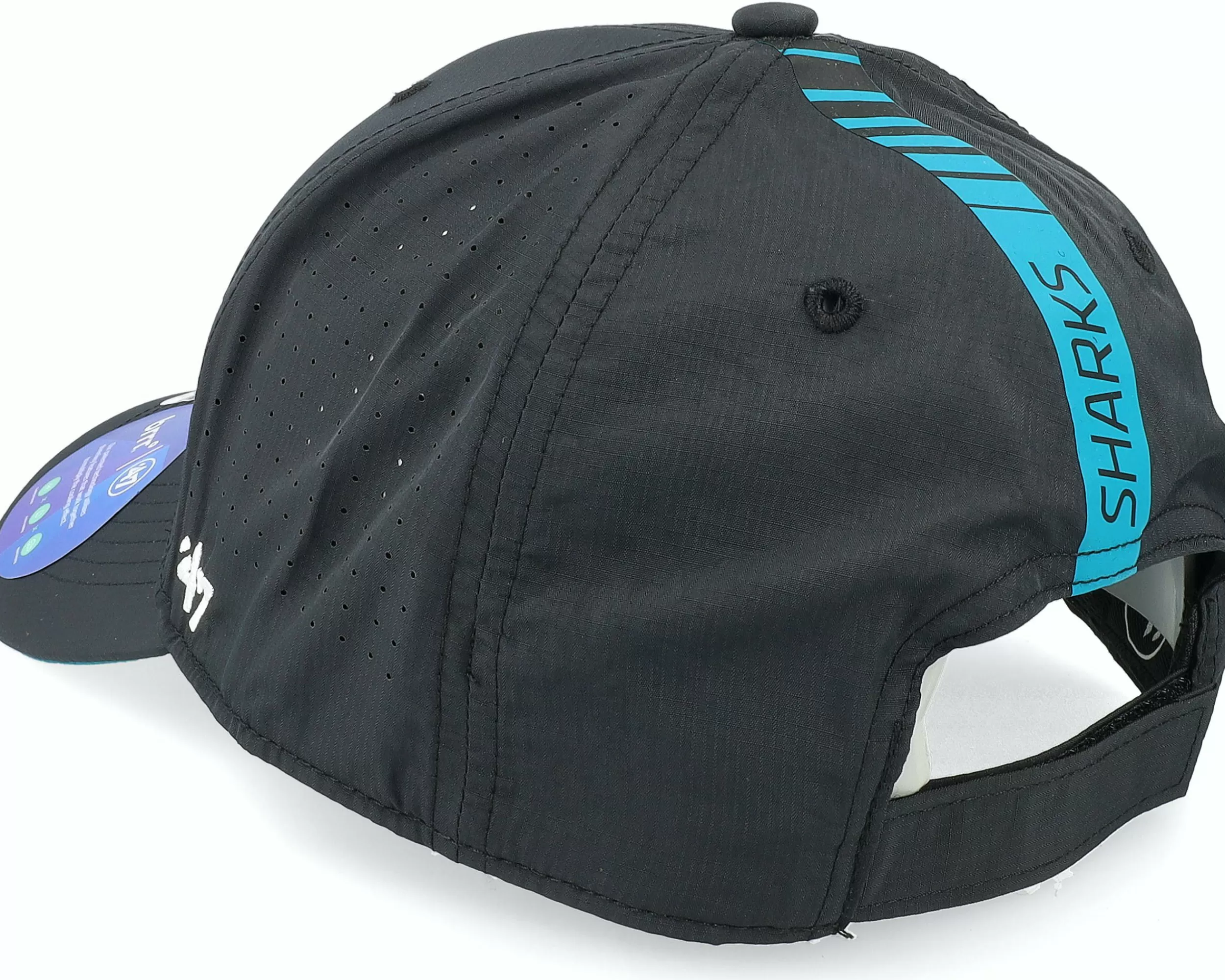47 Brand San Jose Sharks Nhl Back Line Mvp Black Adjustable - -Unisex Adjustable