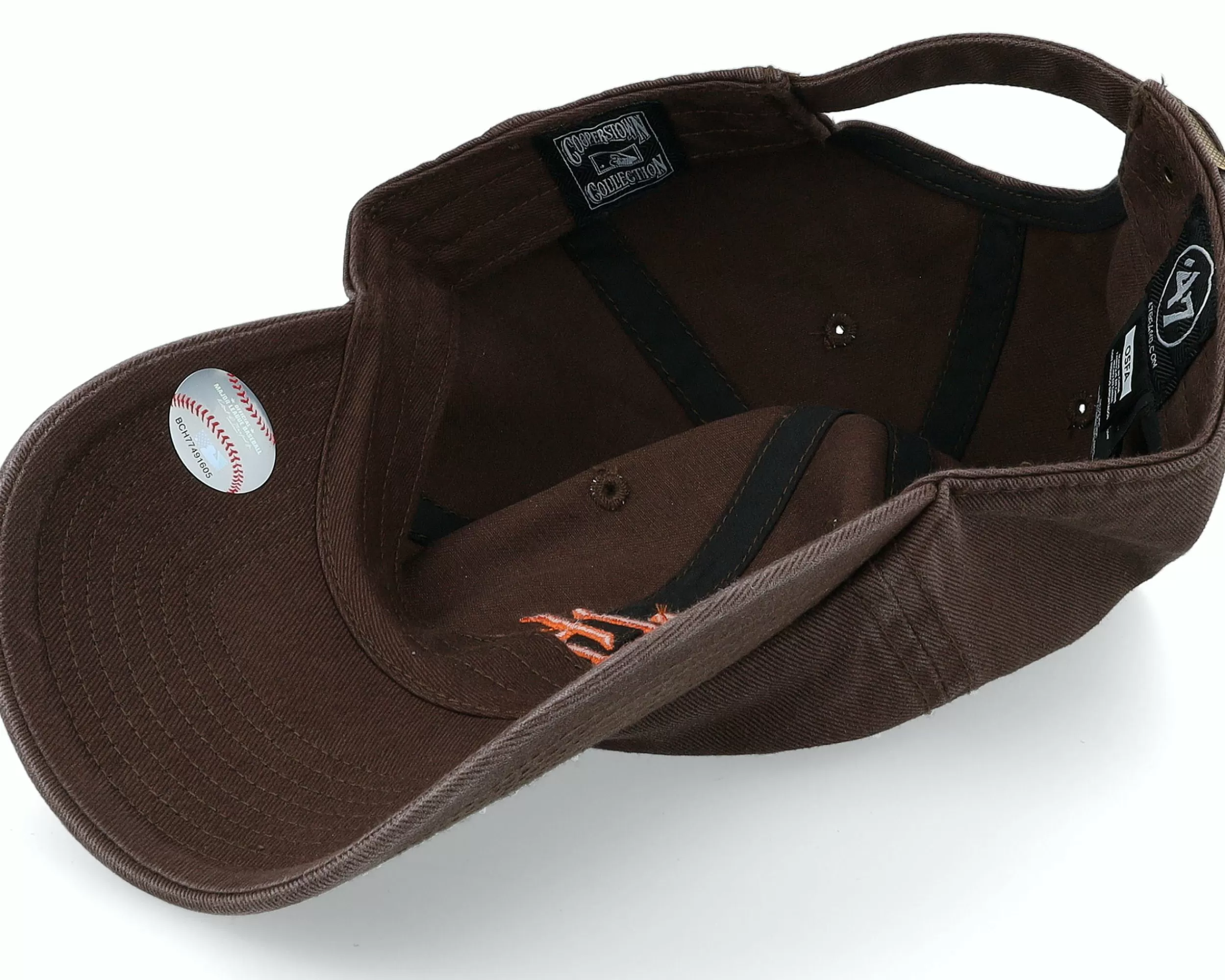 47 Brand St. Louis Cardinals Cooperstown Clean Up Brown Dad Cap - -Unisex Dad Cap