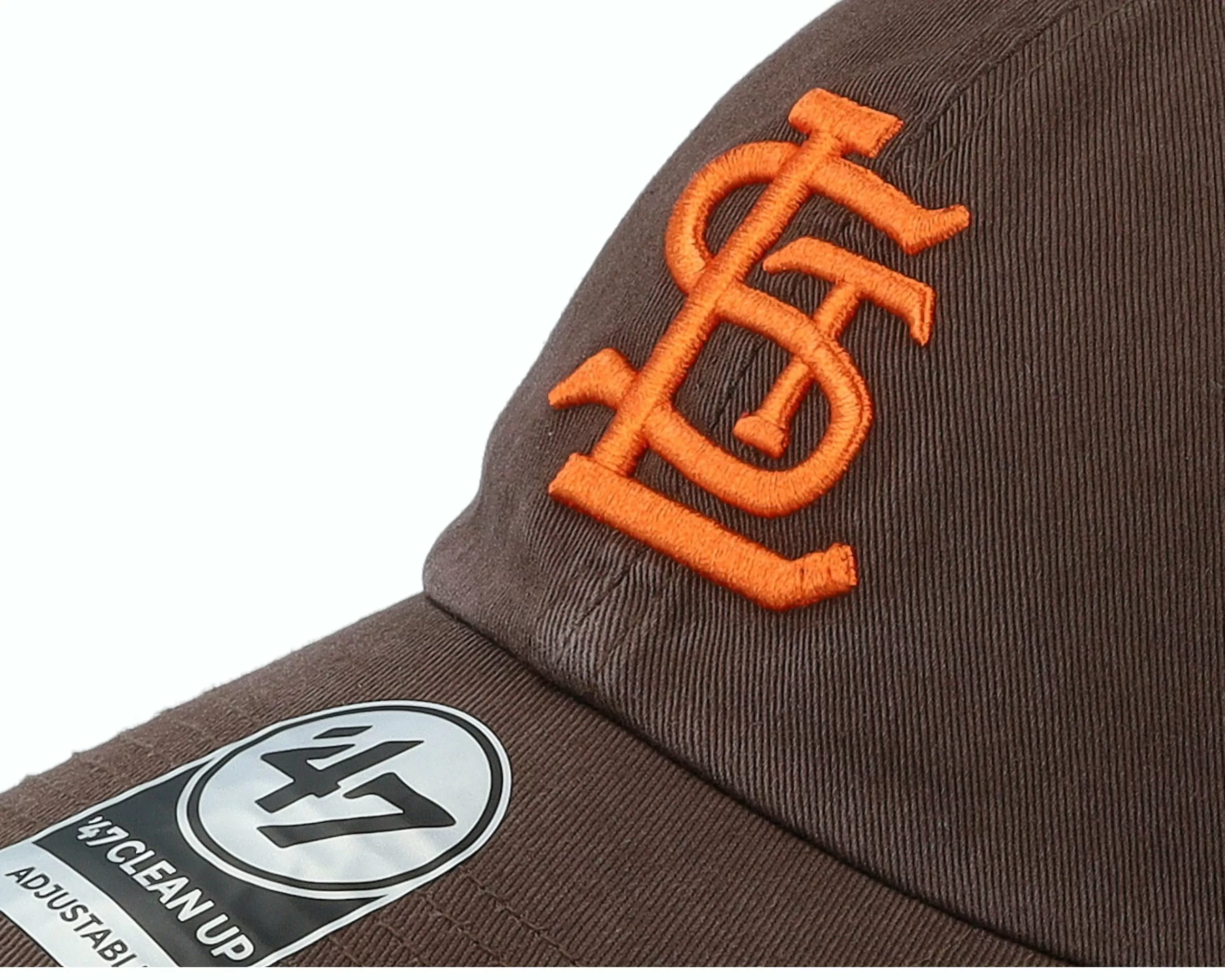 47 Brand St. Louis Cardinals Cooperstown Clean Up Brown Dad Cap - -Unisex Dad Cap