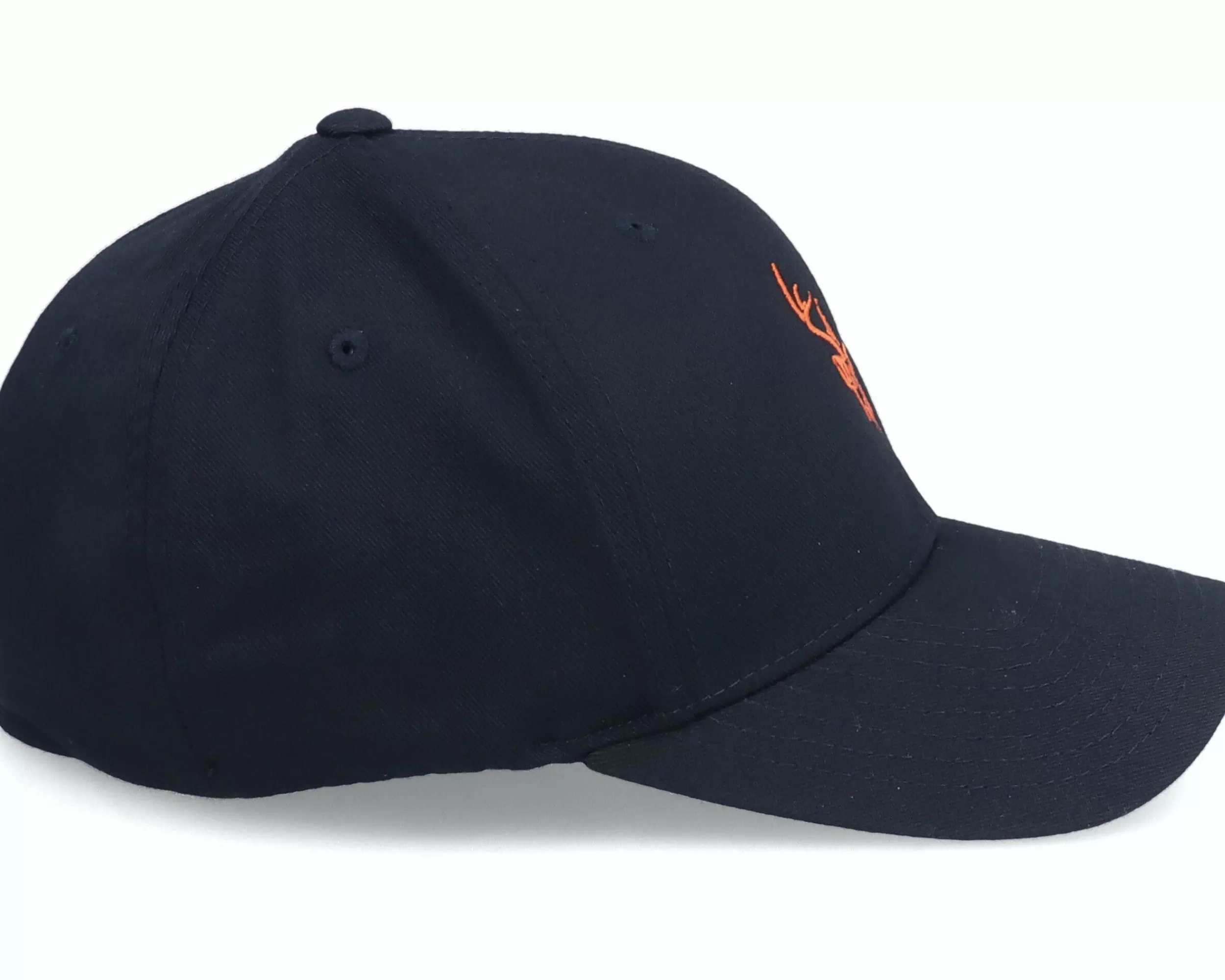 Hunter Stag Deer Black Flexfit - -Unisex Flexfit