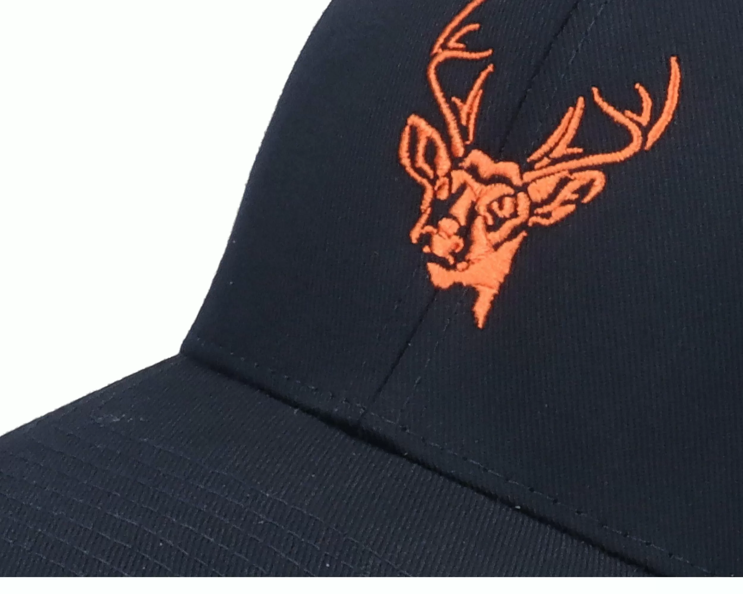 Hunter Stag Deer Black Flexfit - -Unisex Flexfit
