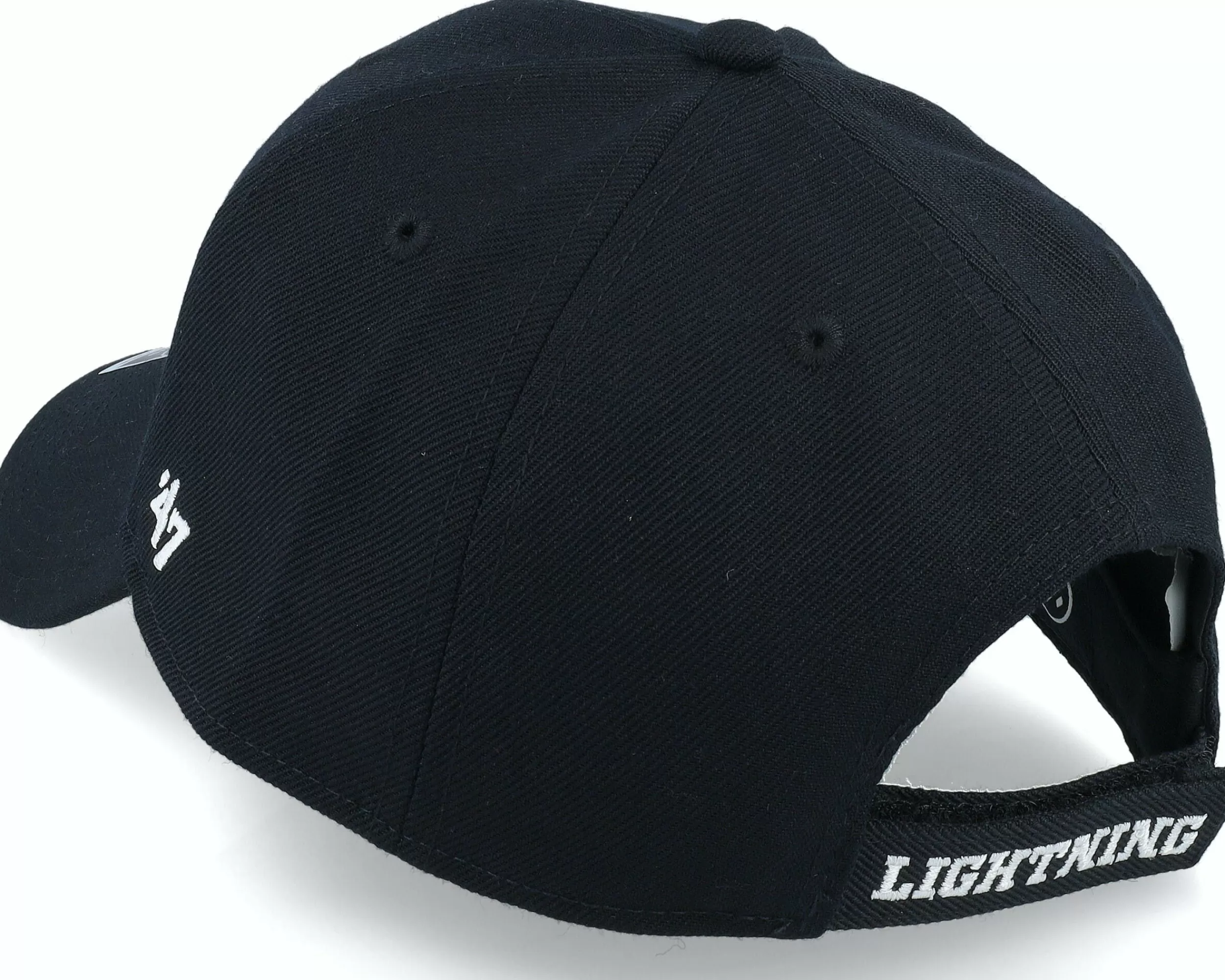 47 Brand Tampa Bay Lightning Mvp Black Adjustable - -Unisex Adjustable