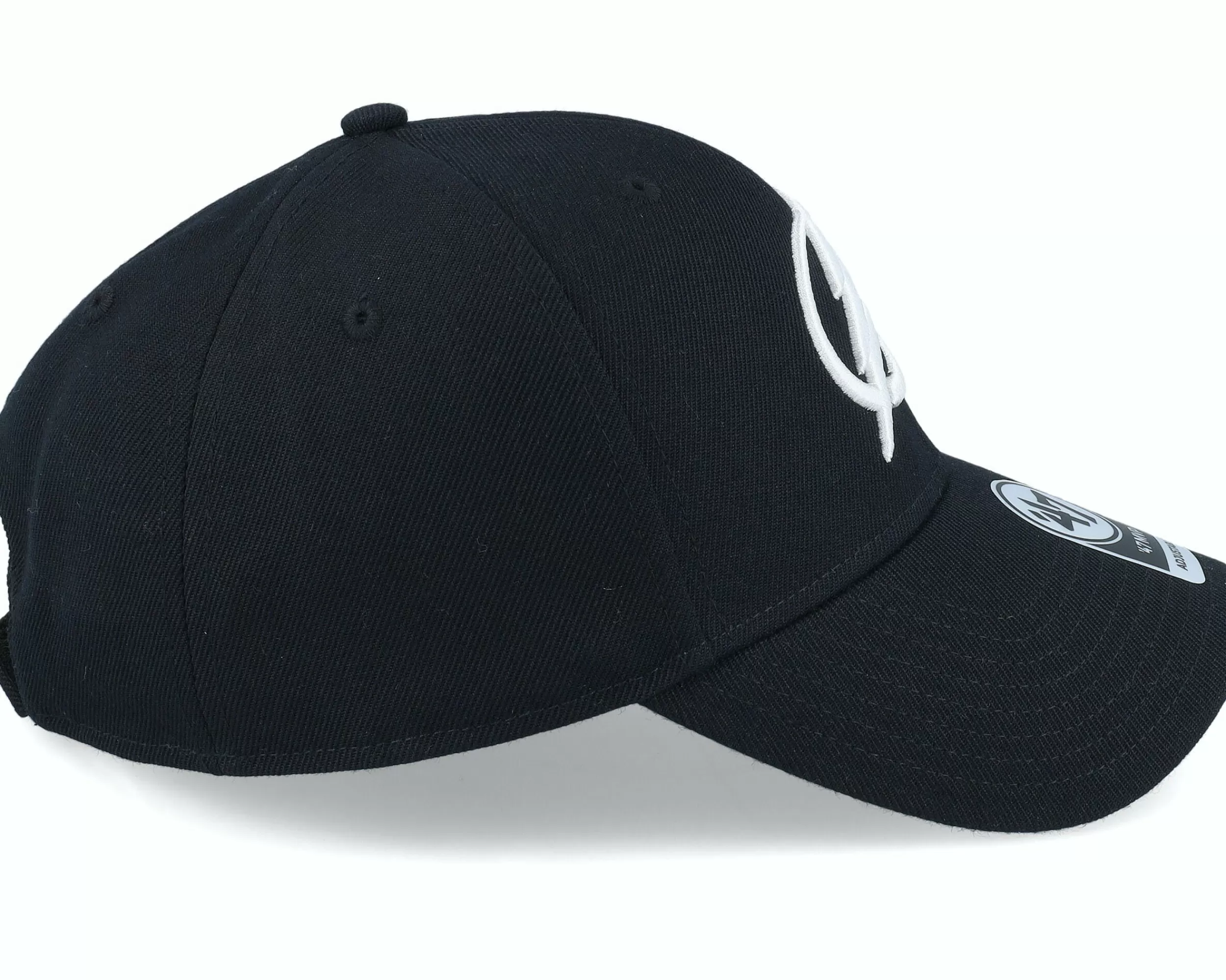 47 Brand Tampa Bay Lightning Mvp Black Adjustable - -Unisex Adjustable