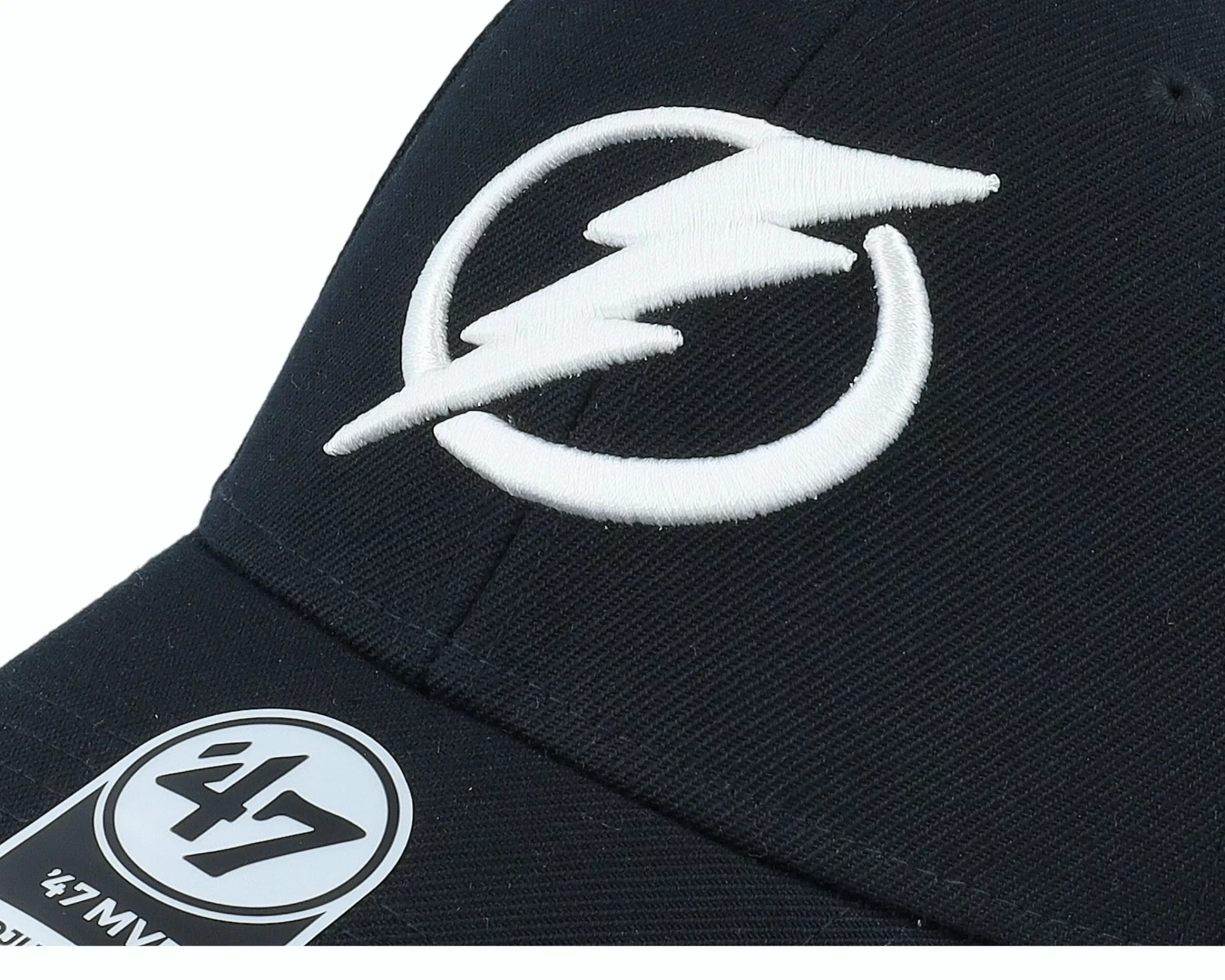 47 Brand Tampa Bay Lightning Mvp Black Adjustable - -Unisex Adjustable