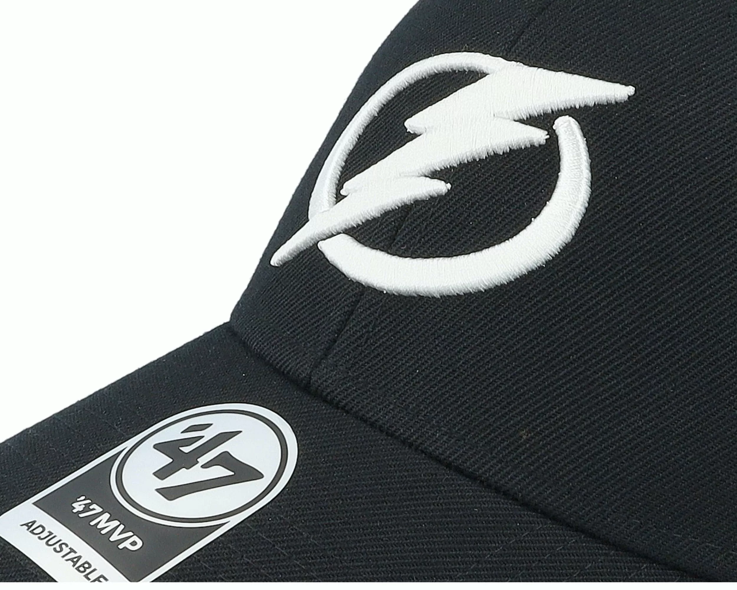 47 Brand Tampa Bay Lightning Nhl '47 Mvp Black Adjustable - -Unisex Adjustable