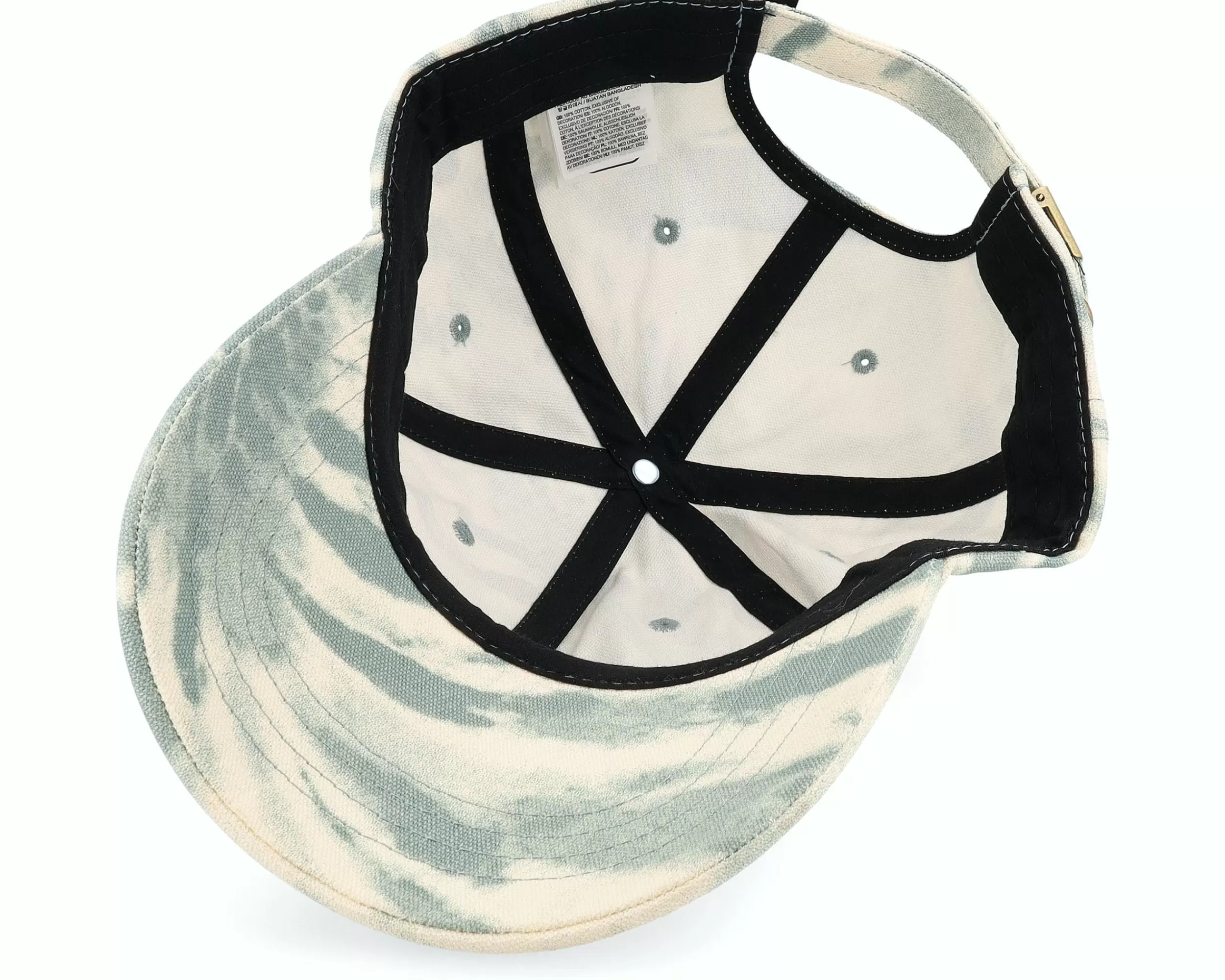 Vans Tie Dye Curved Bill Jockey Chinois Green Dad Cap - -Unisex Dad Cap