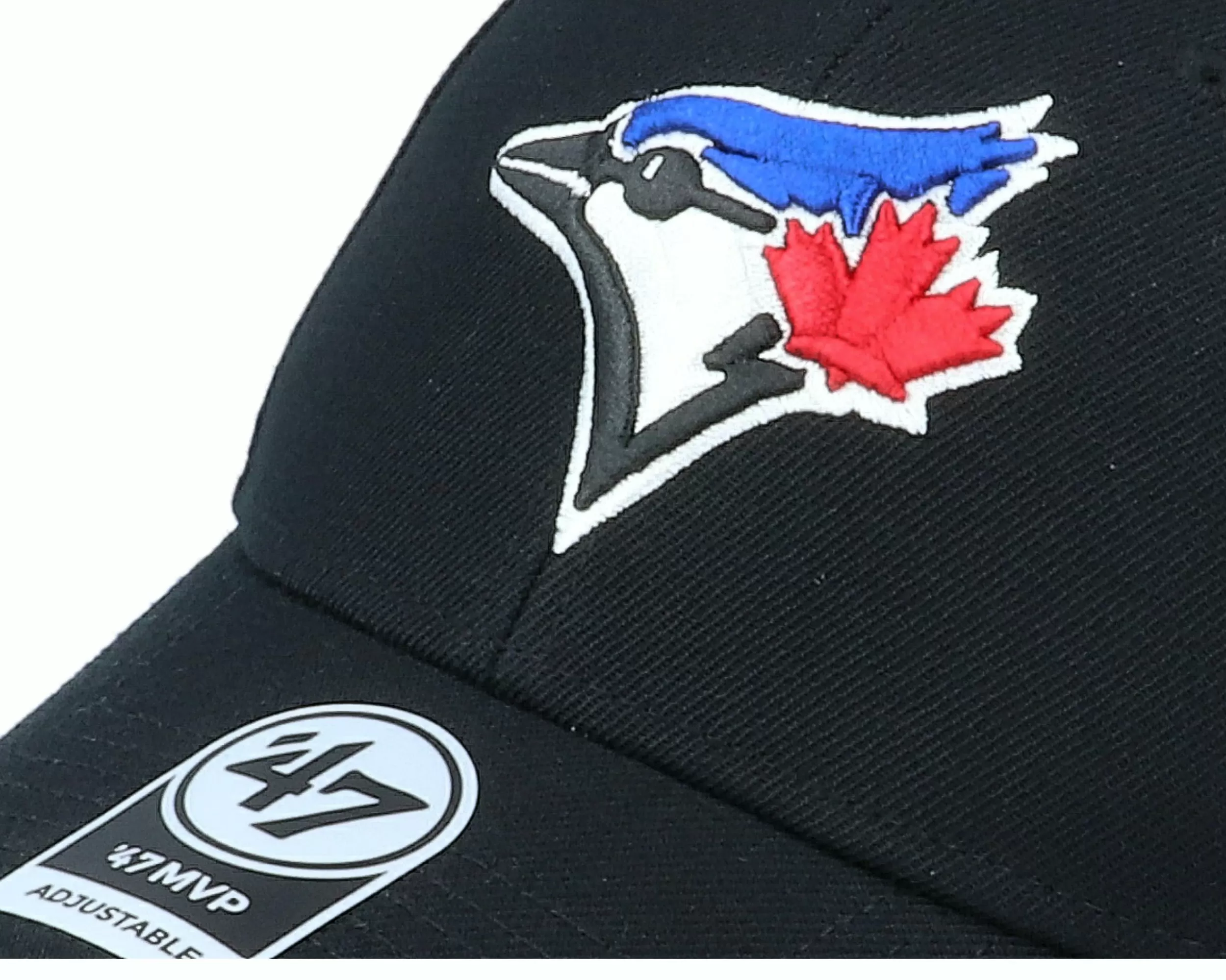 47 Brand Toronto Blue Jays Mvp Black/White Adjustable - -Unisex Adjustable