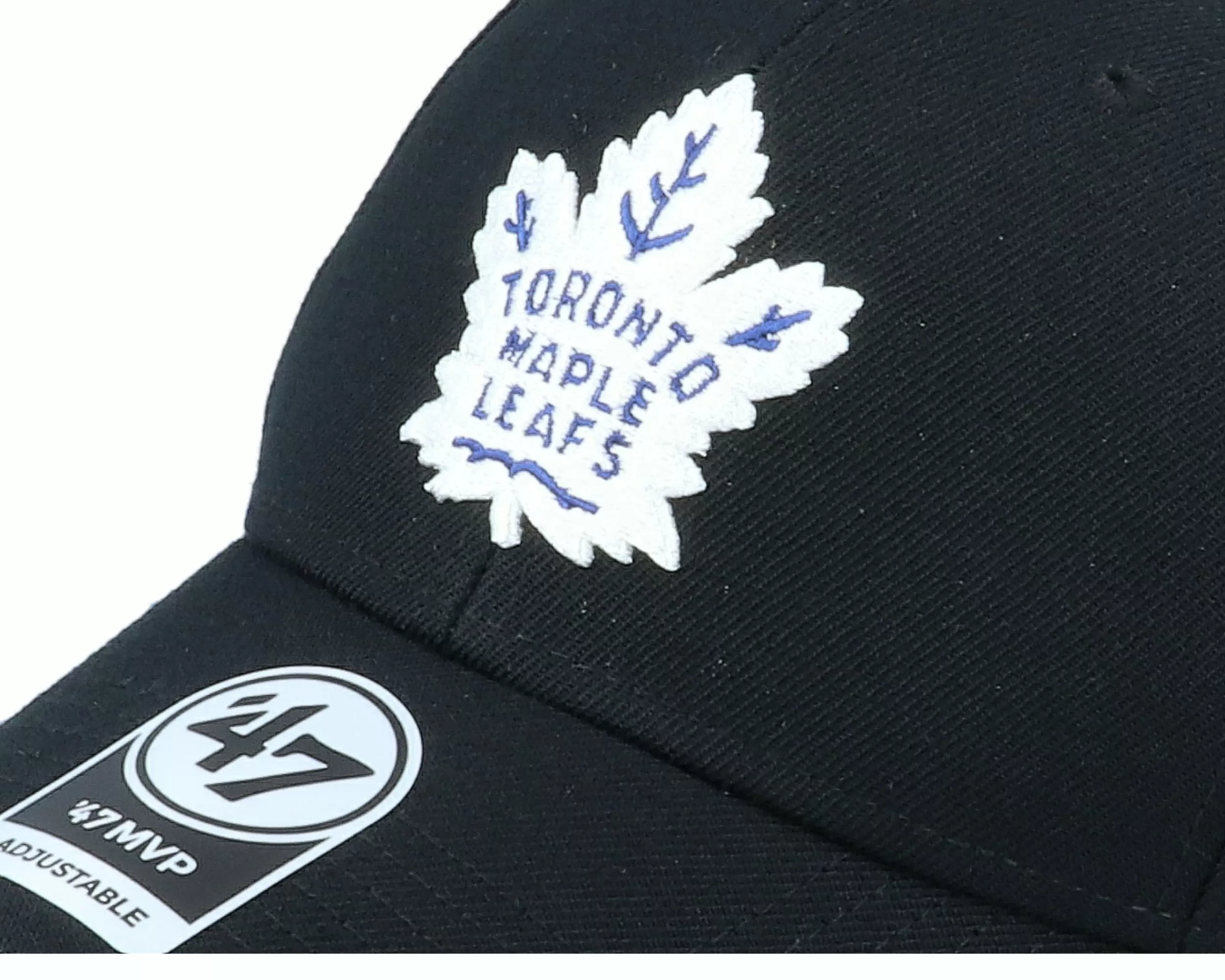 47 Brand Toronto Maple Leafs Mvp Black/White Adjustable - -Unisex Adjustable