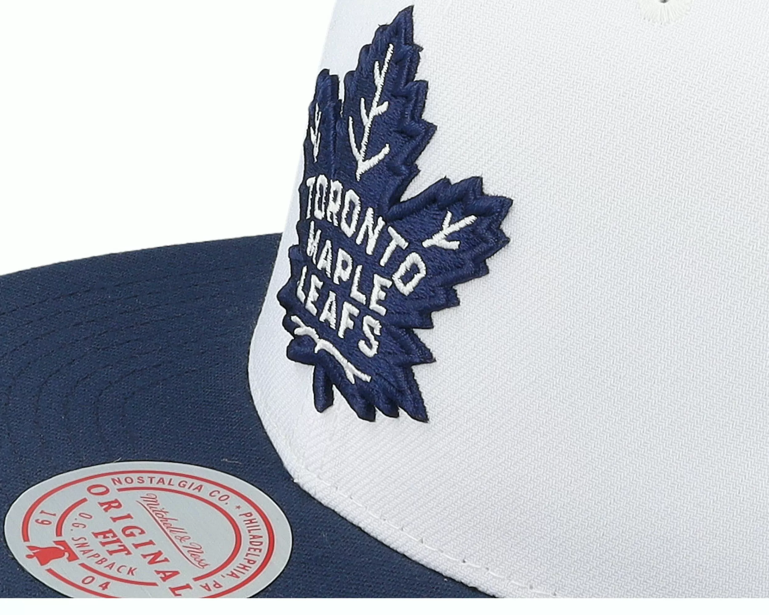 Mitchell & Ness Toronto Maple Leafs Team 2 Tone 2.0 White/Blue Snapback - -Unisex Snapback
