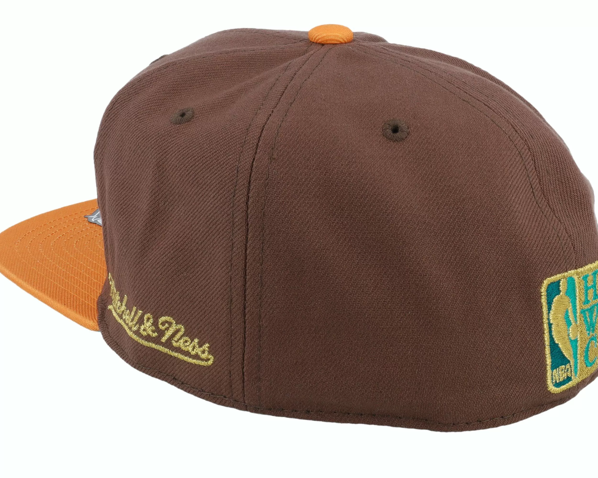 Mitchell & Ness Toronto Raptors Copper Top Brown Fitted - -Unisex Fitted