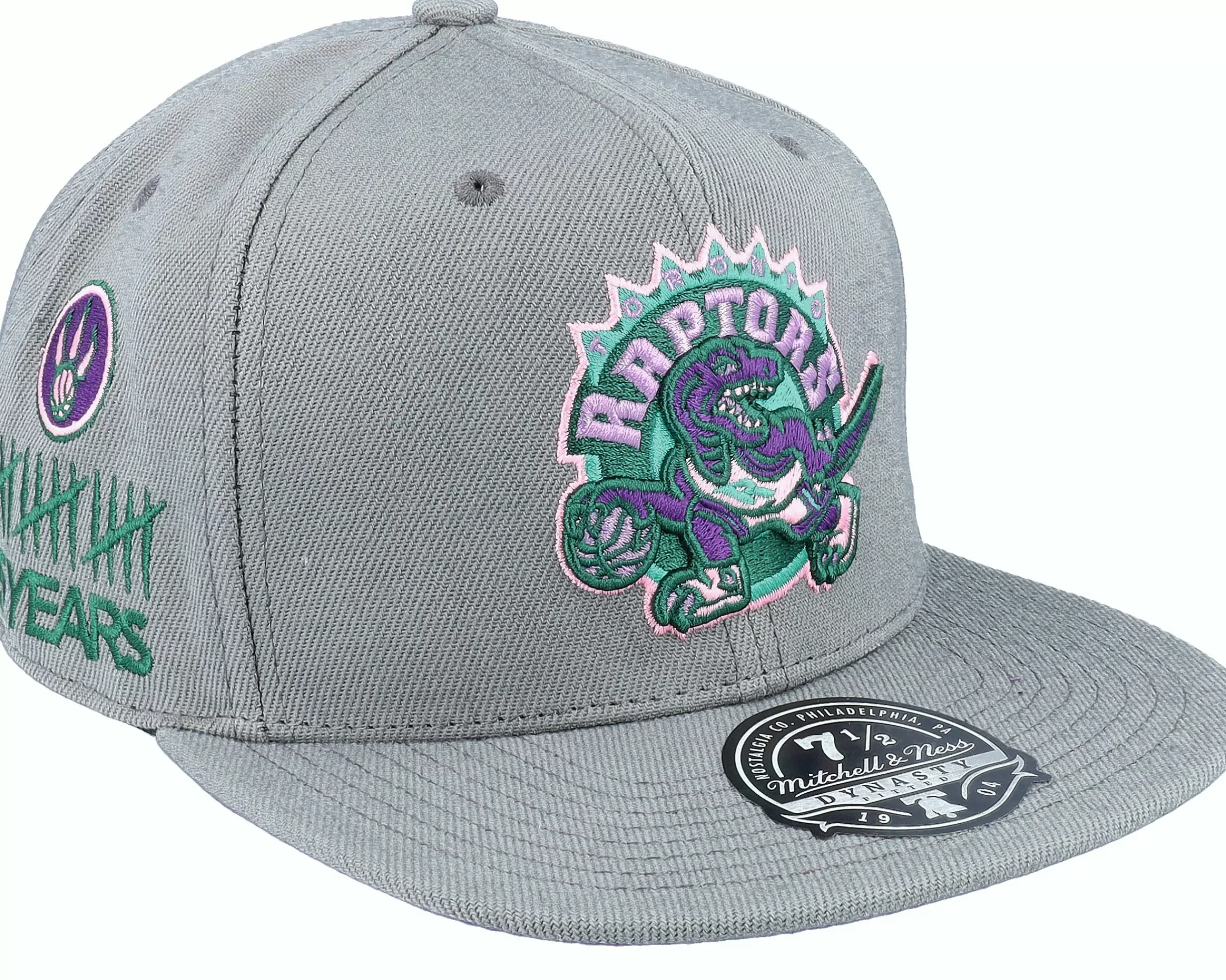 Mitchell & Ness Toronto Raptors From Dusk Dark Grey Fitted - -Unisex Fitted