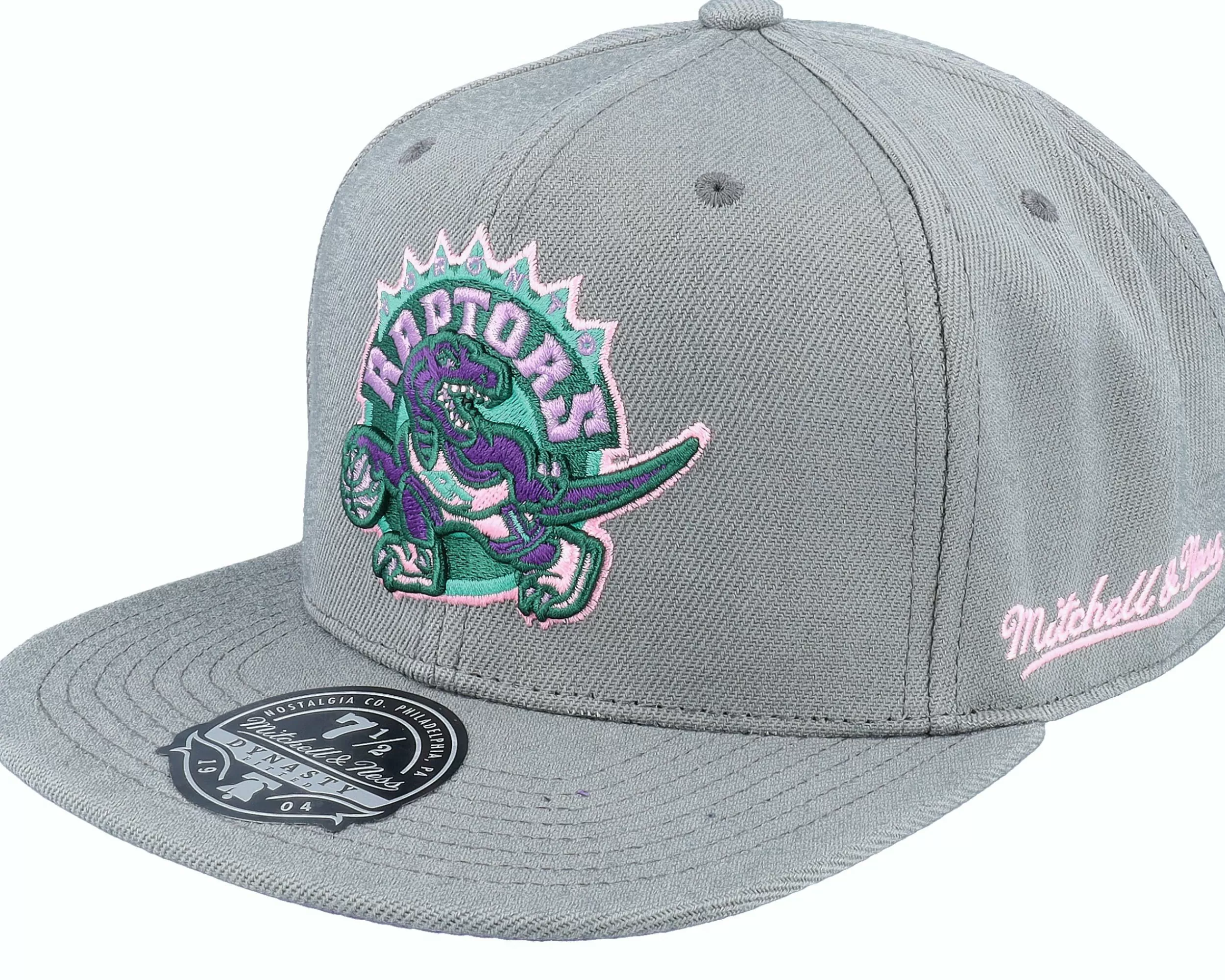 Mitchell & Ness Toronto Raptors From Dusk Dark Grey Fitted - -Unisex Fitted