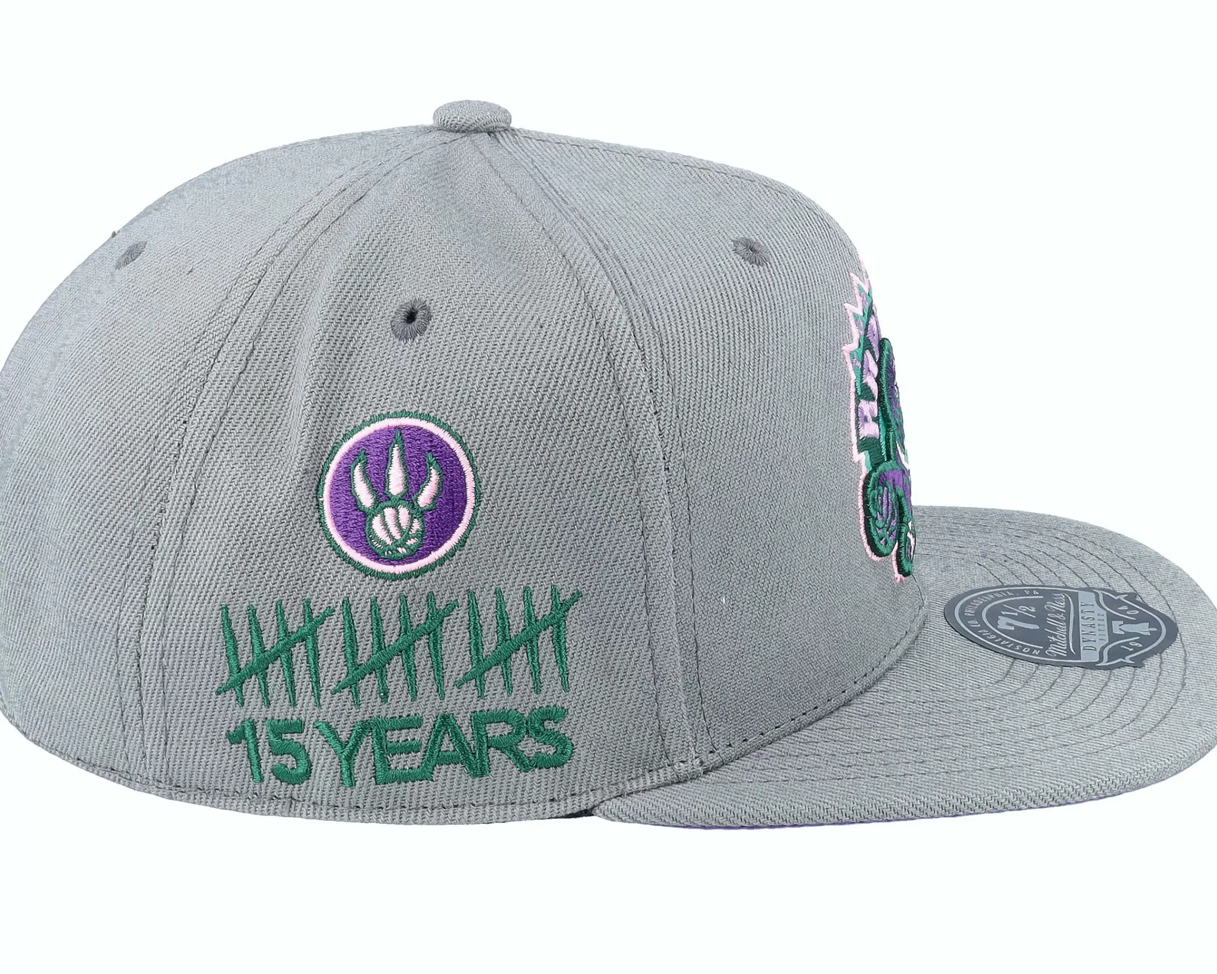 Mitchell & Ness Toronto Raptors From Dusk Dark Grey Fitted - -Unisex Fitted