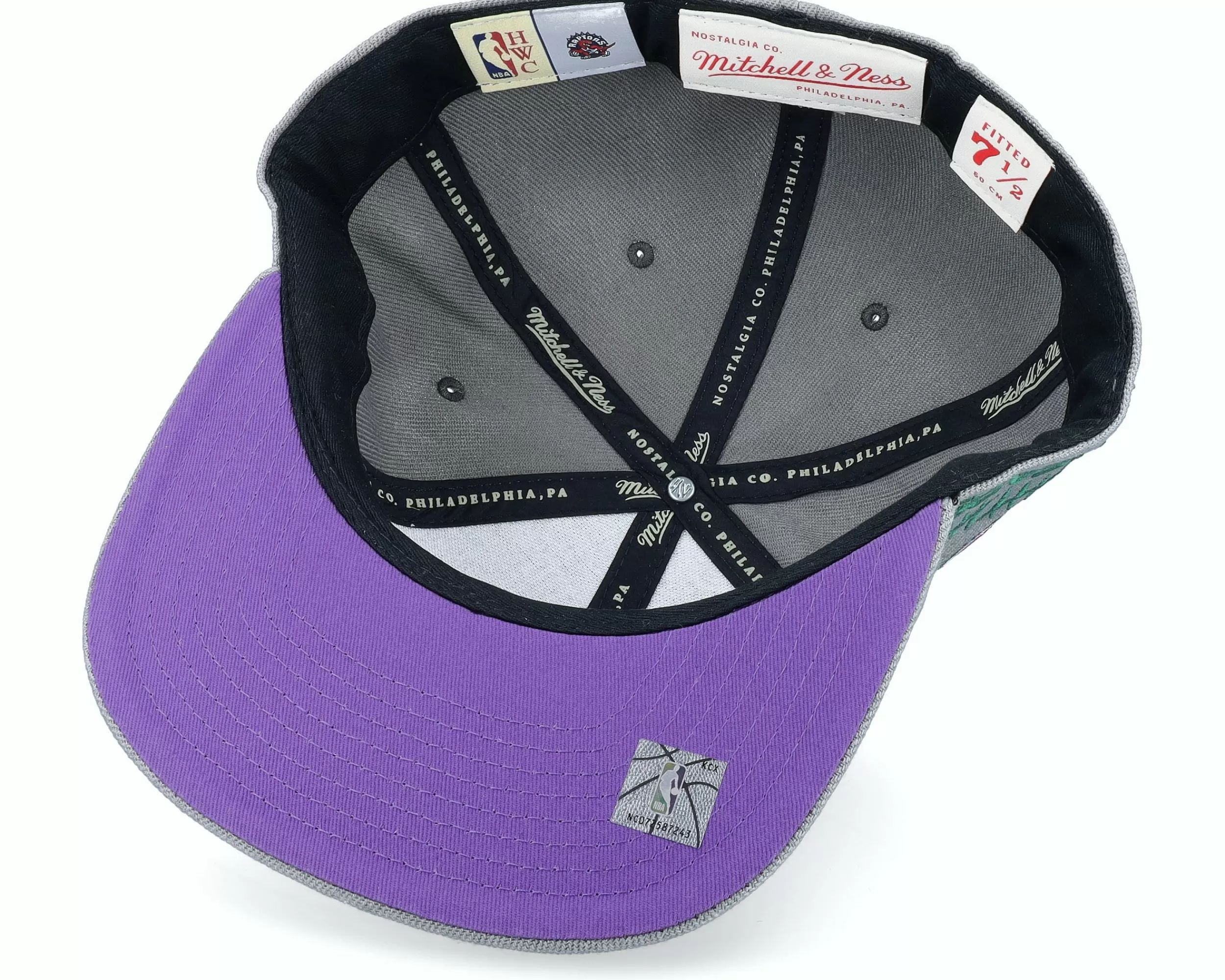 Mitchell & Ness Toronto Raptors From Dusk Dark Grey Fitted - -Unisex Fitted
