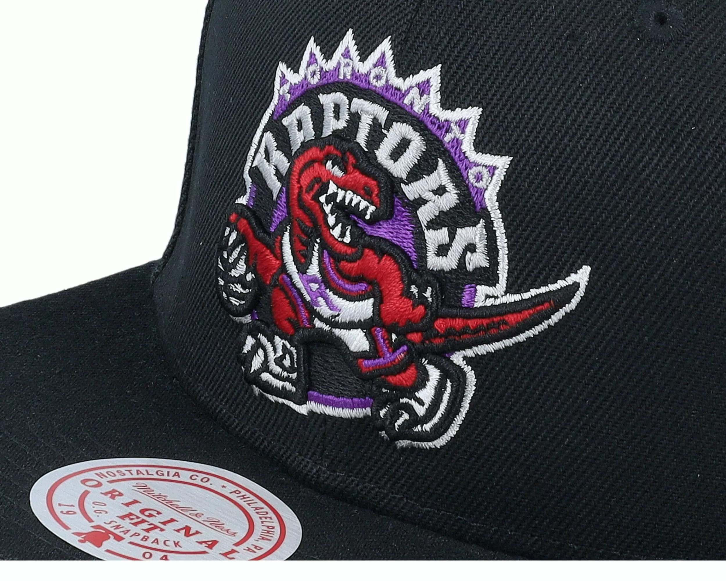 Mitchell & Ness Toronto Raptors Side Jam Black Snapback - -Unisex Snapback