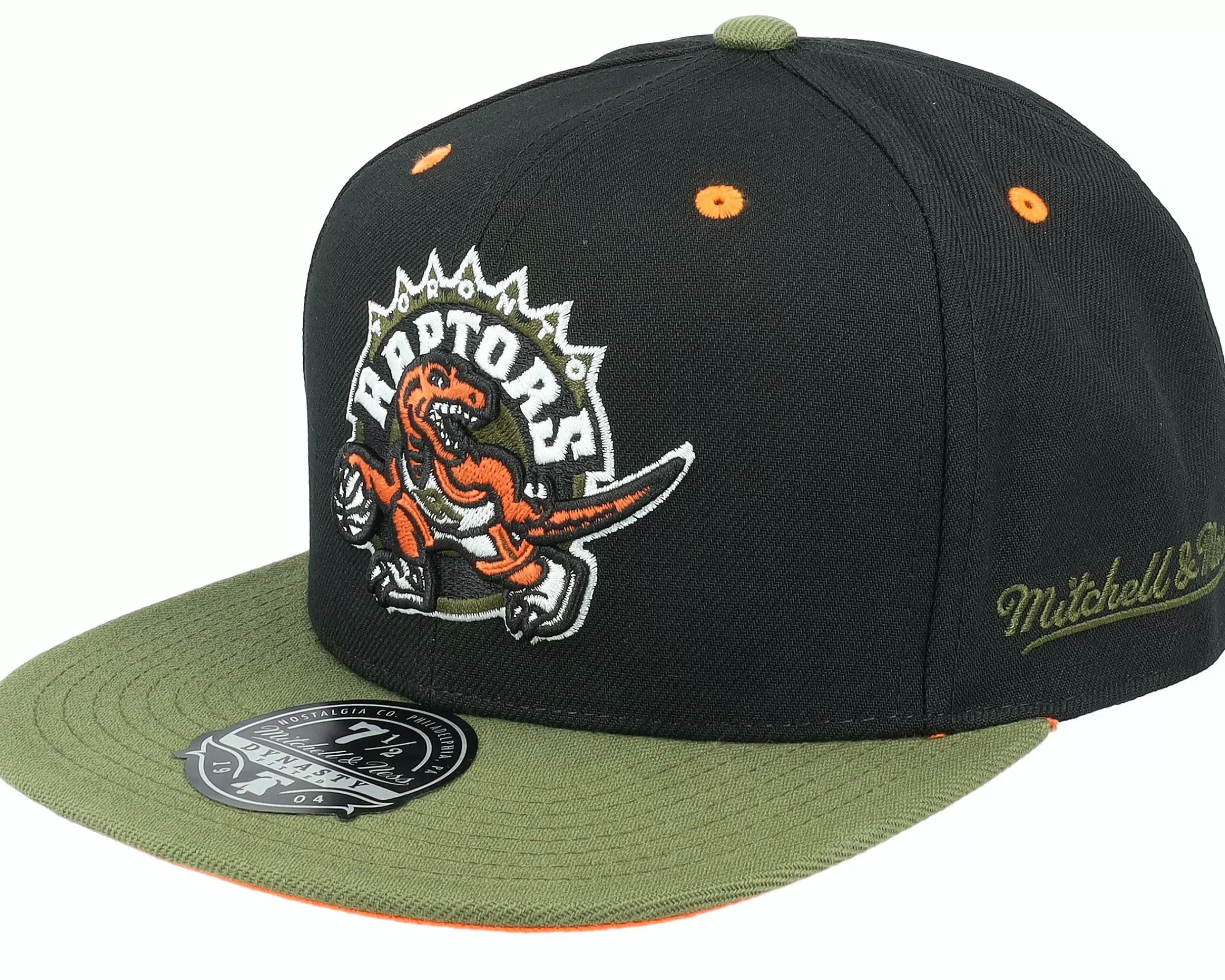 Mitchell & Ness Toronto Raptors Take Flight Black/Green Fitted - -Unisex Fitted