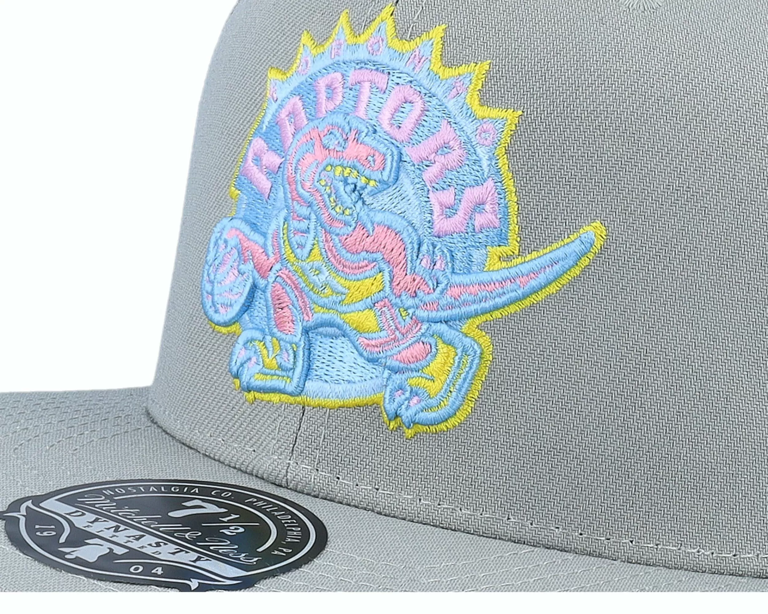 Mitchell & Ness Toronto Raptors Til Dawn Grey Fitted - -Unisex Fitted