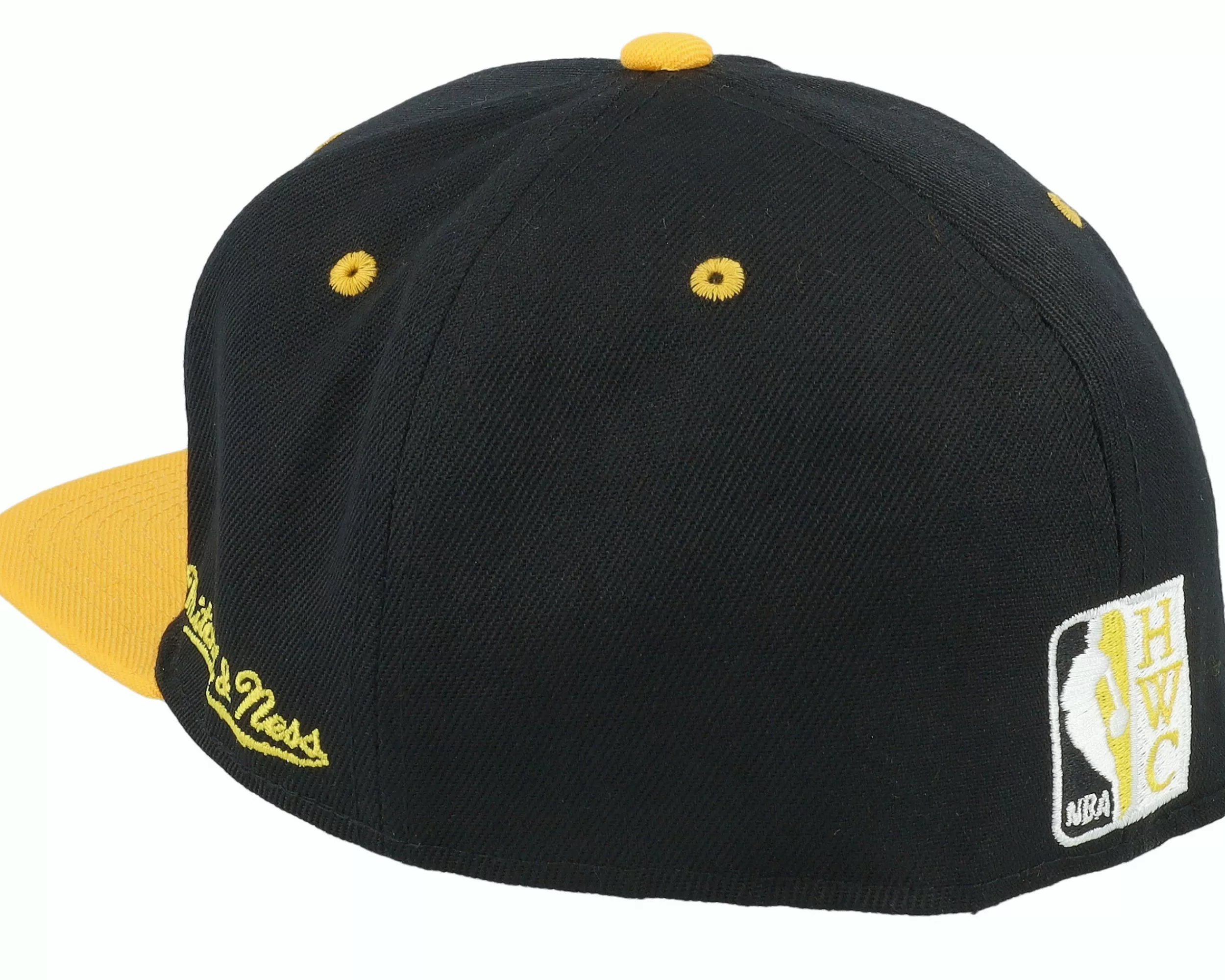 Mitchell & Ness Toronto Raptors Yellow Toe Black/Yellow Fitted - -Unisex Fitted