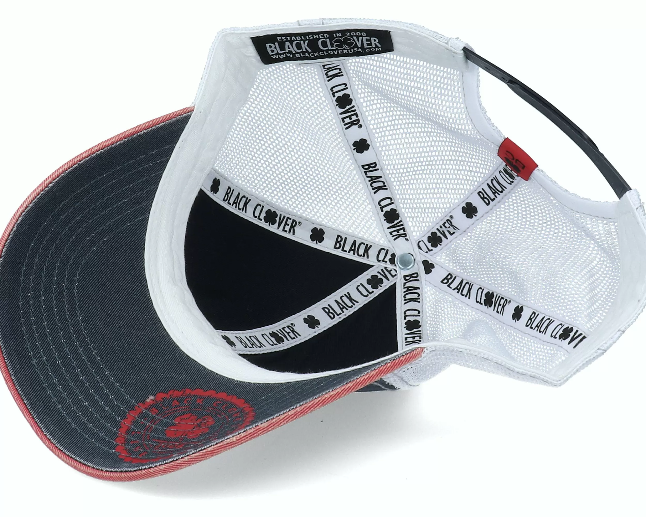Black Clover Usa Flag 2T Vintage Navy/Red/Usa Trucker - -Unisex Trucker