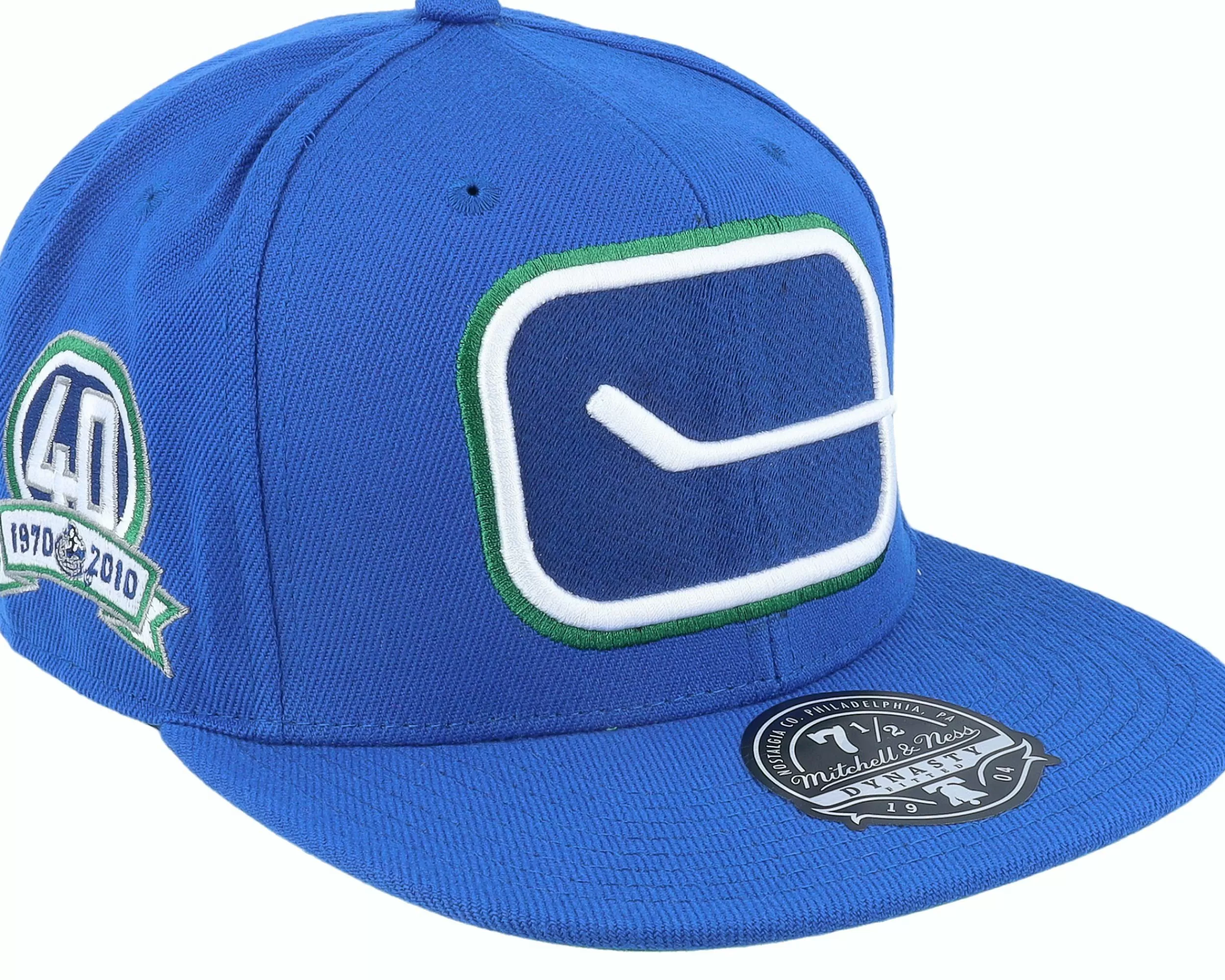 Mitchell & Ness Vancouver Canucks Vintage Blue Fitted - -Unisex Fitted