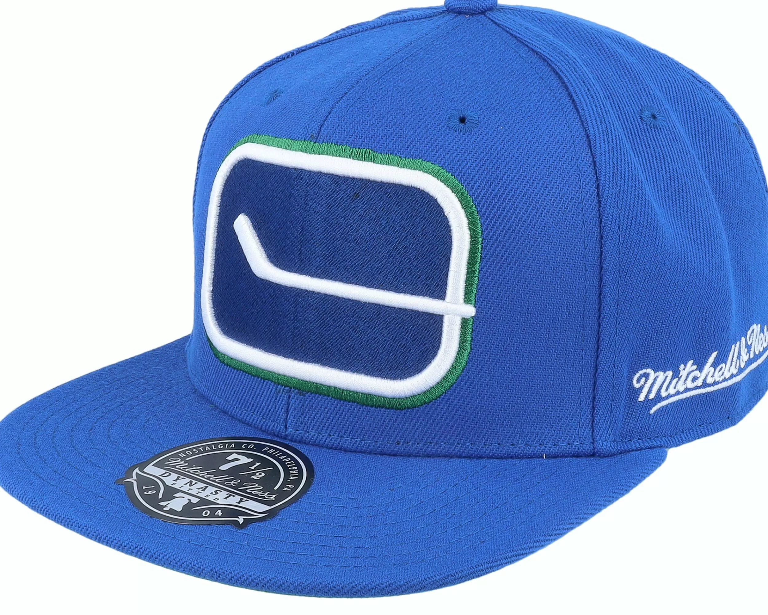 Mitchell & Ness Vancouver Canucks Vintage Blue Fitted - -Unisex Fitted