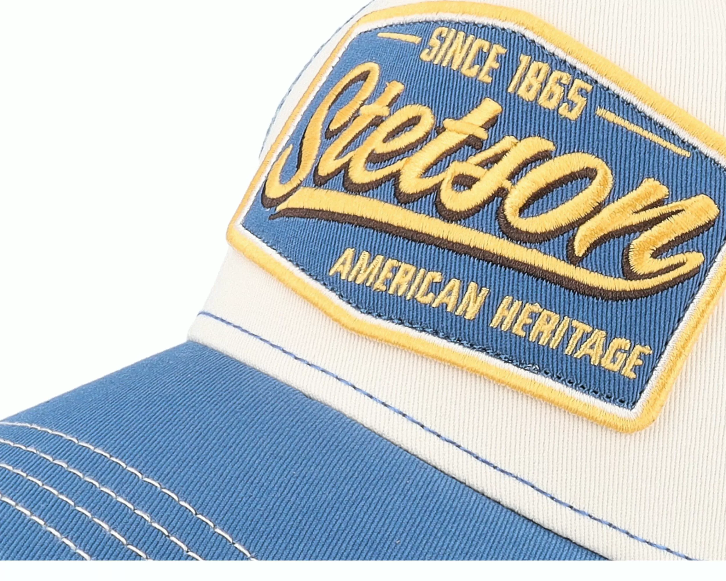 Stetson Vintage Blue/White Trucker - -Unisex Trucker