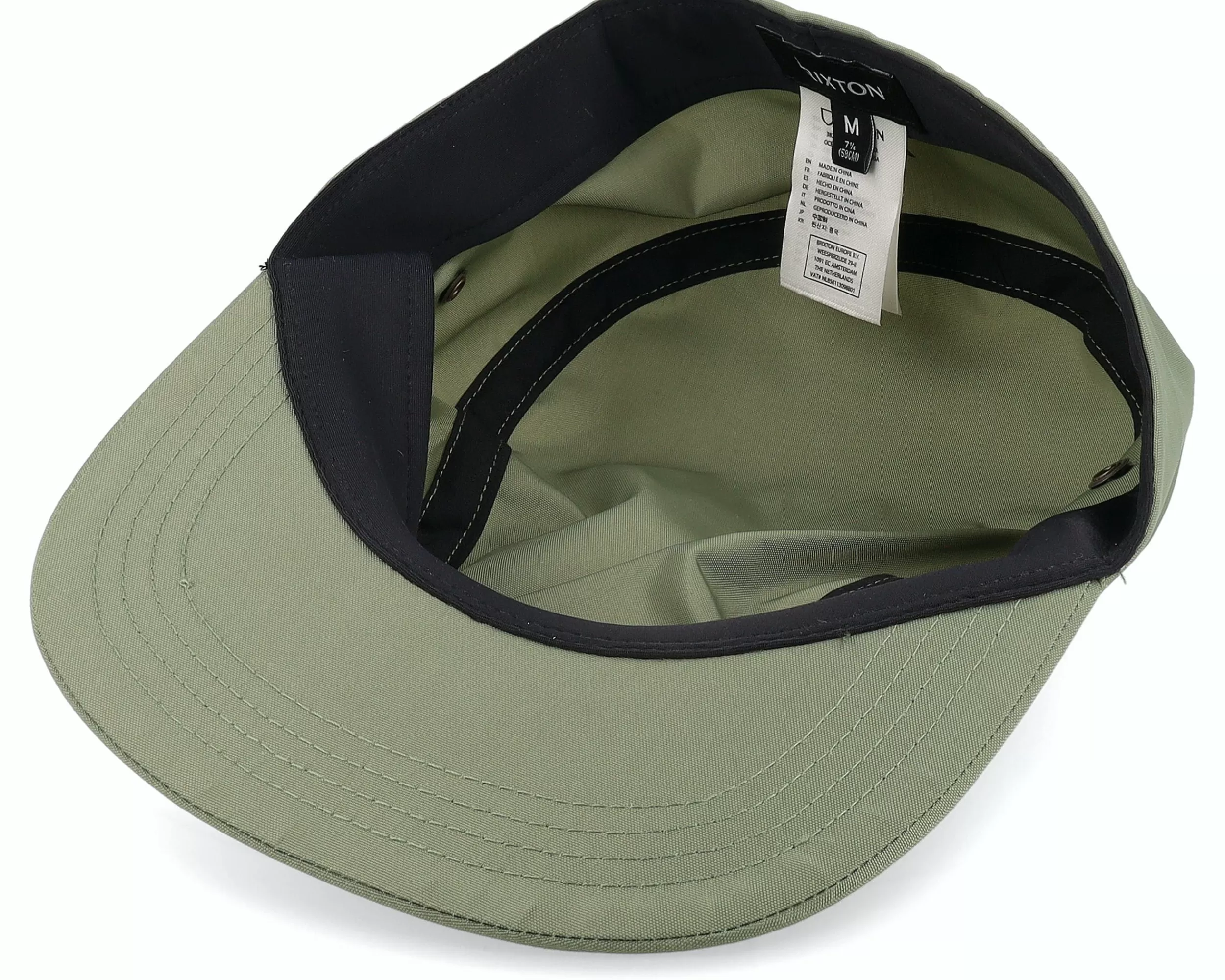 Brixton Vintage Nylon Cap Olive Surplus 5-Panel - -Unisex 5-Panel