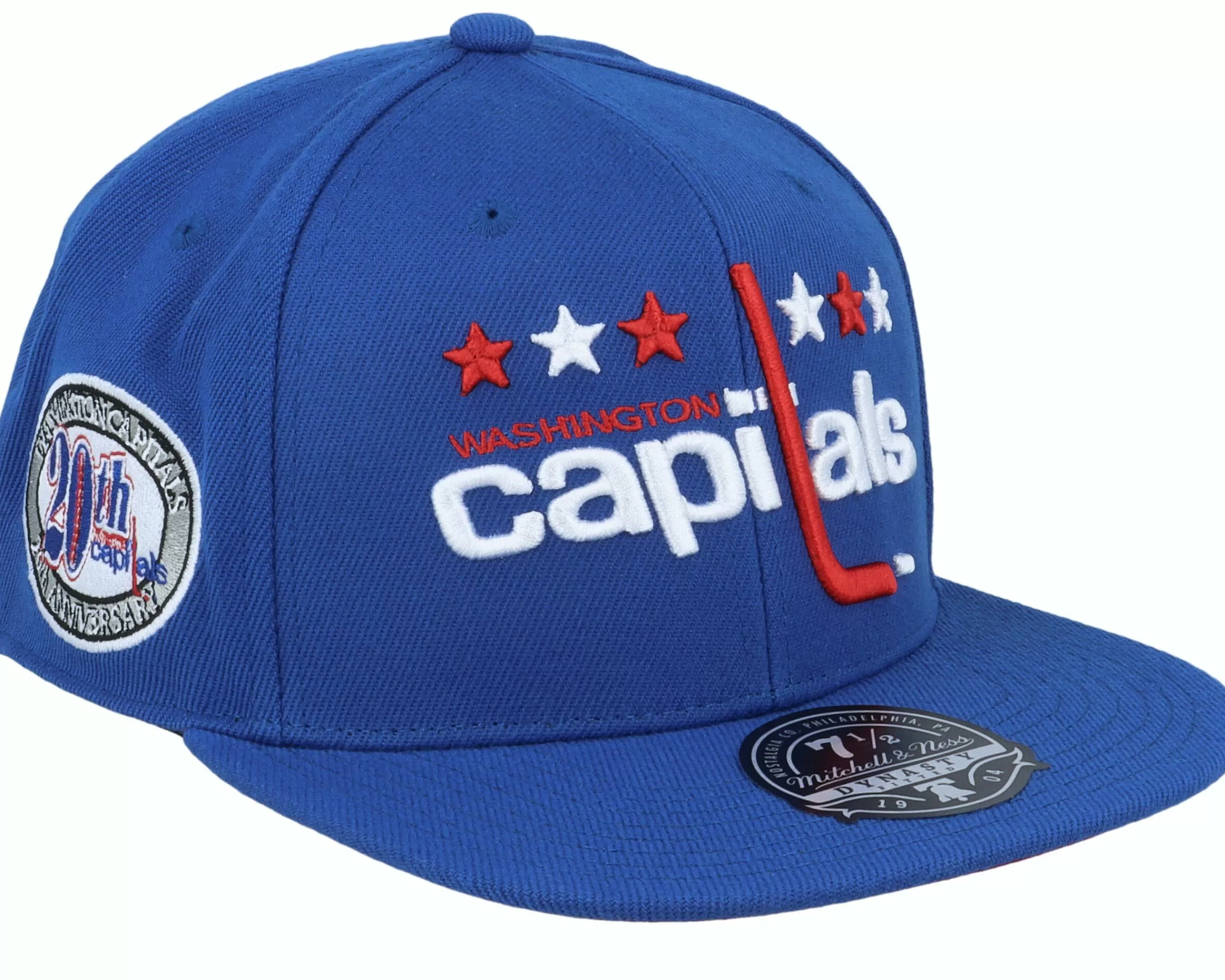 Mitchell & Ness Washington Capitals Vintage Blue Fitted - -Unisex Fitted