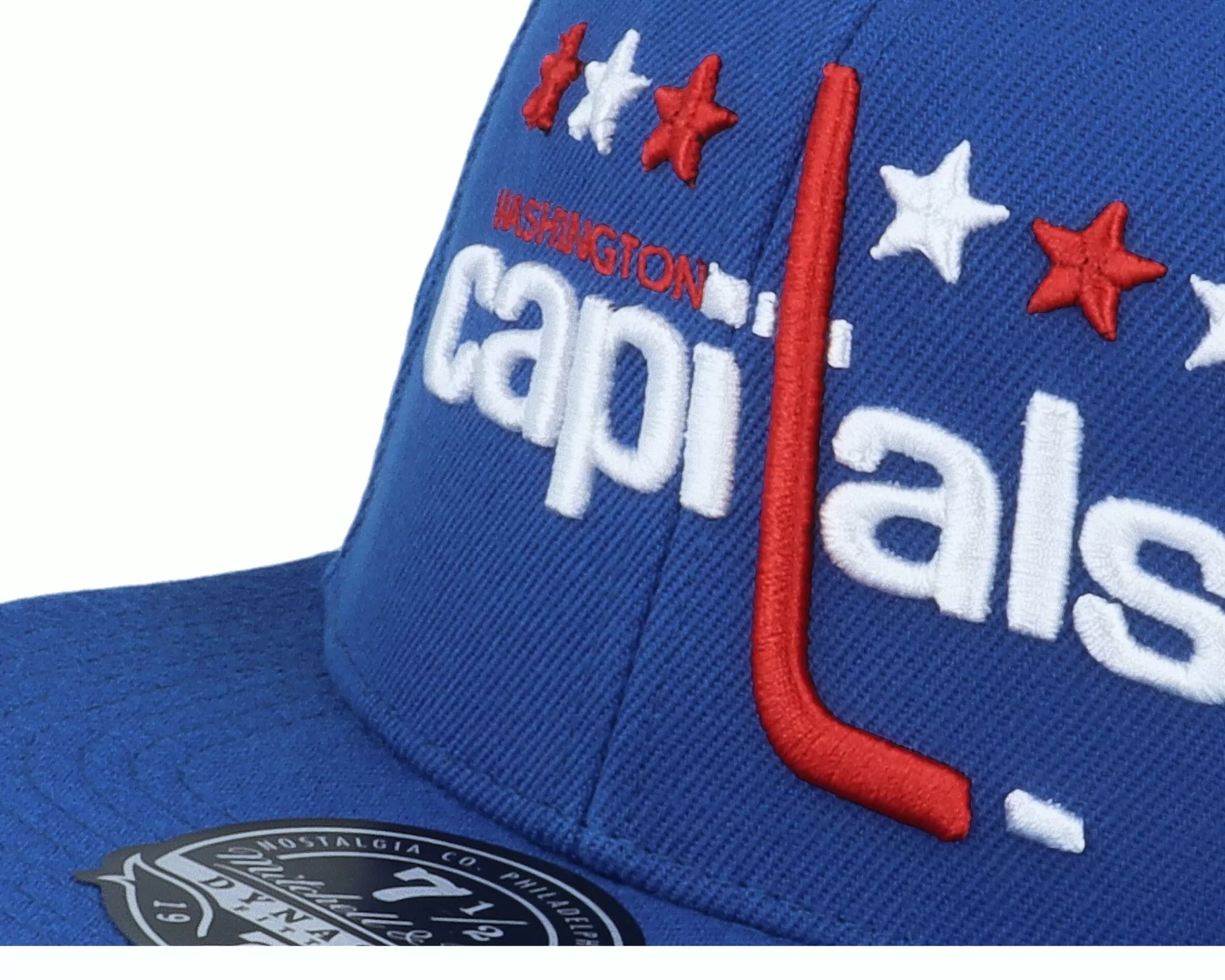 Mitchell & Ness Washington Capitals Vintage Blue Fitted - -Unisex Fitted
