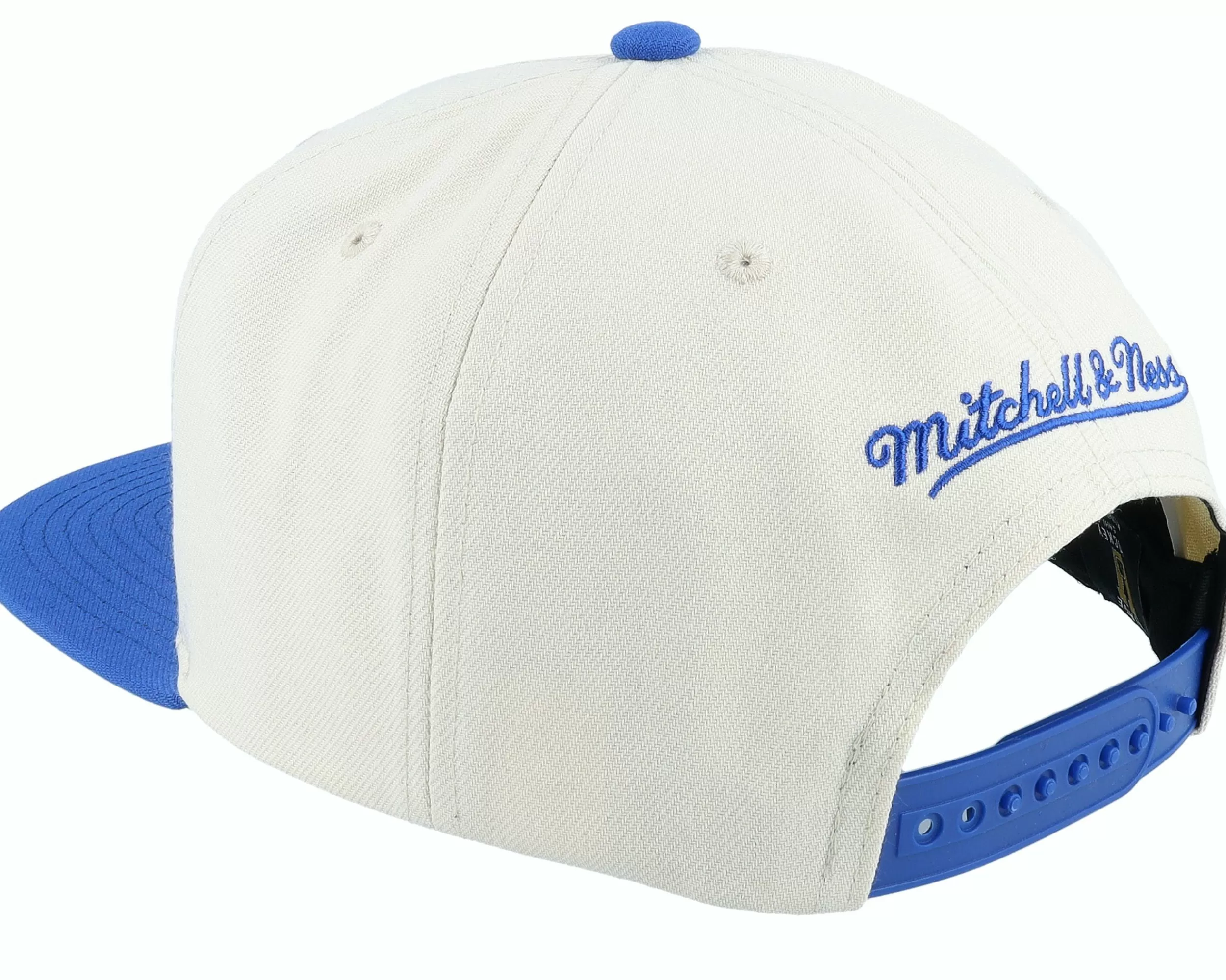 Mitchell & Ness Washington Capitals Vintage Off White/Blue Snapback - -Unisex Snapback