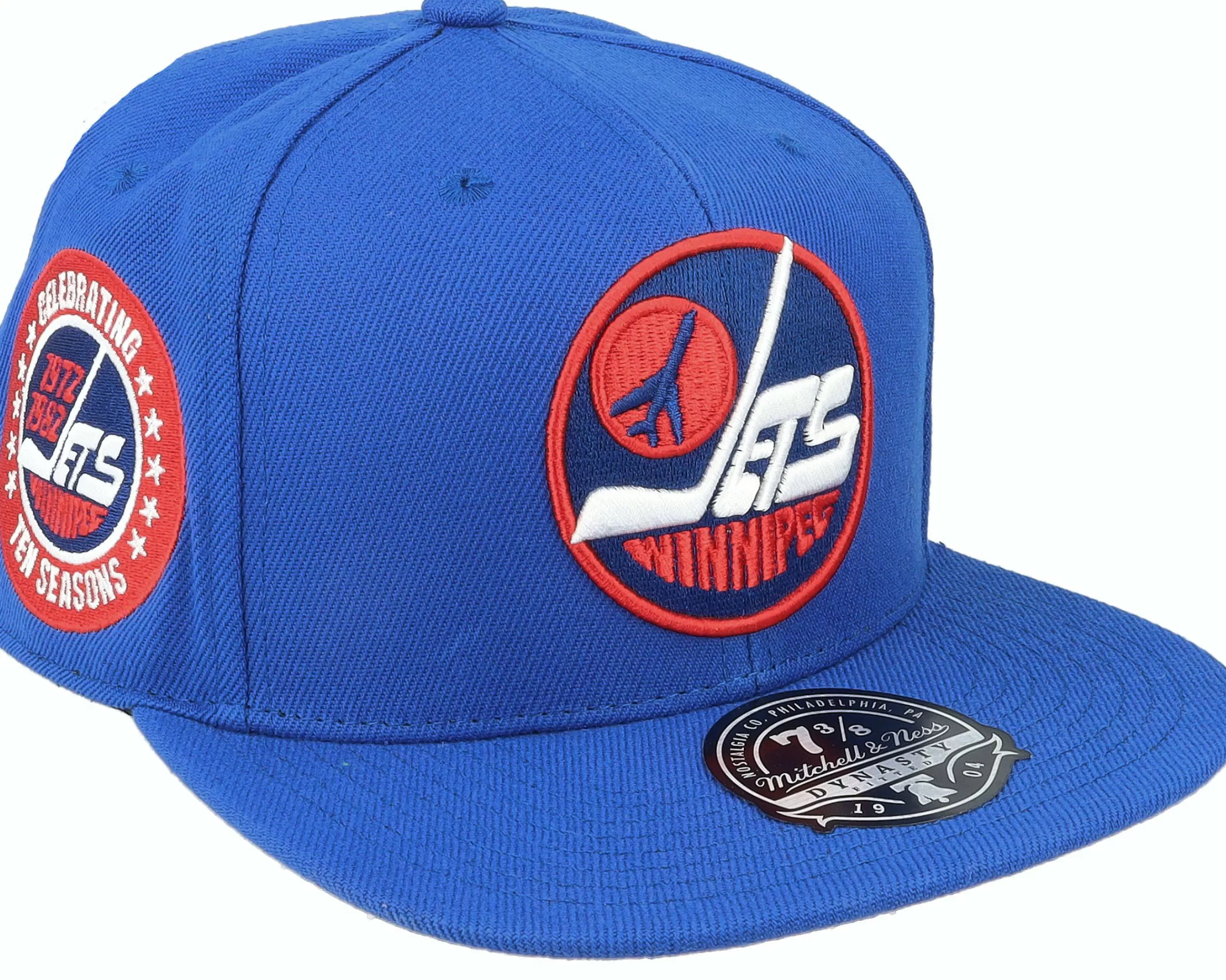 Mitchell & Ness Winnipeg Jets Vintage Blue Fitted - -Unisex Fitted