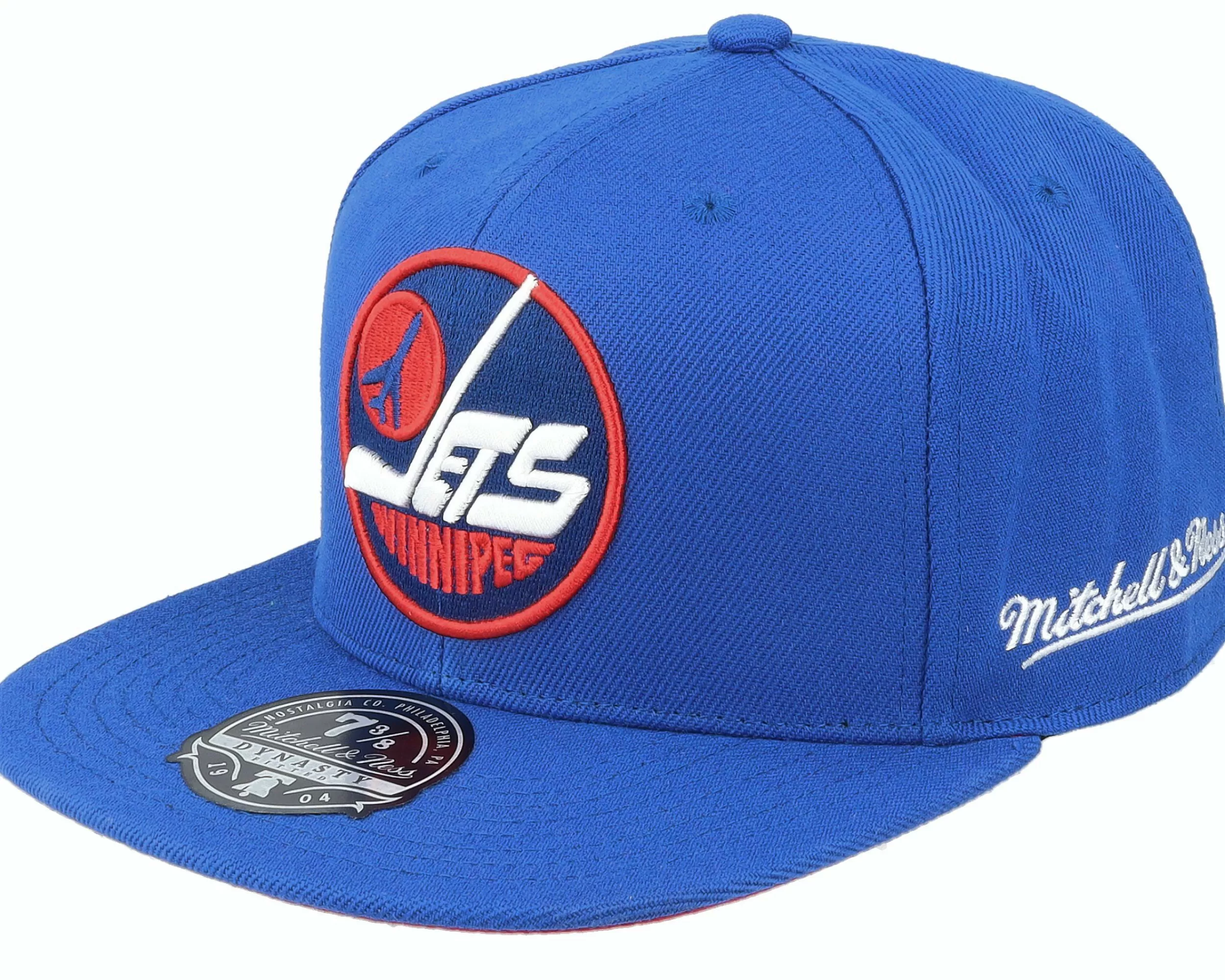 Mitchell & Ness Winnipeg Jets Vintage Blue Fitted - -Unisex Fitted