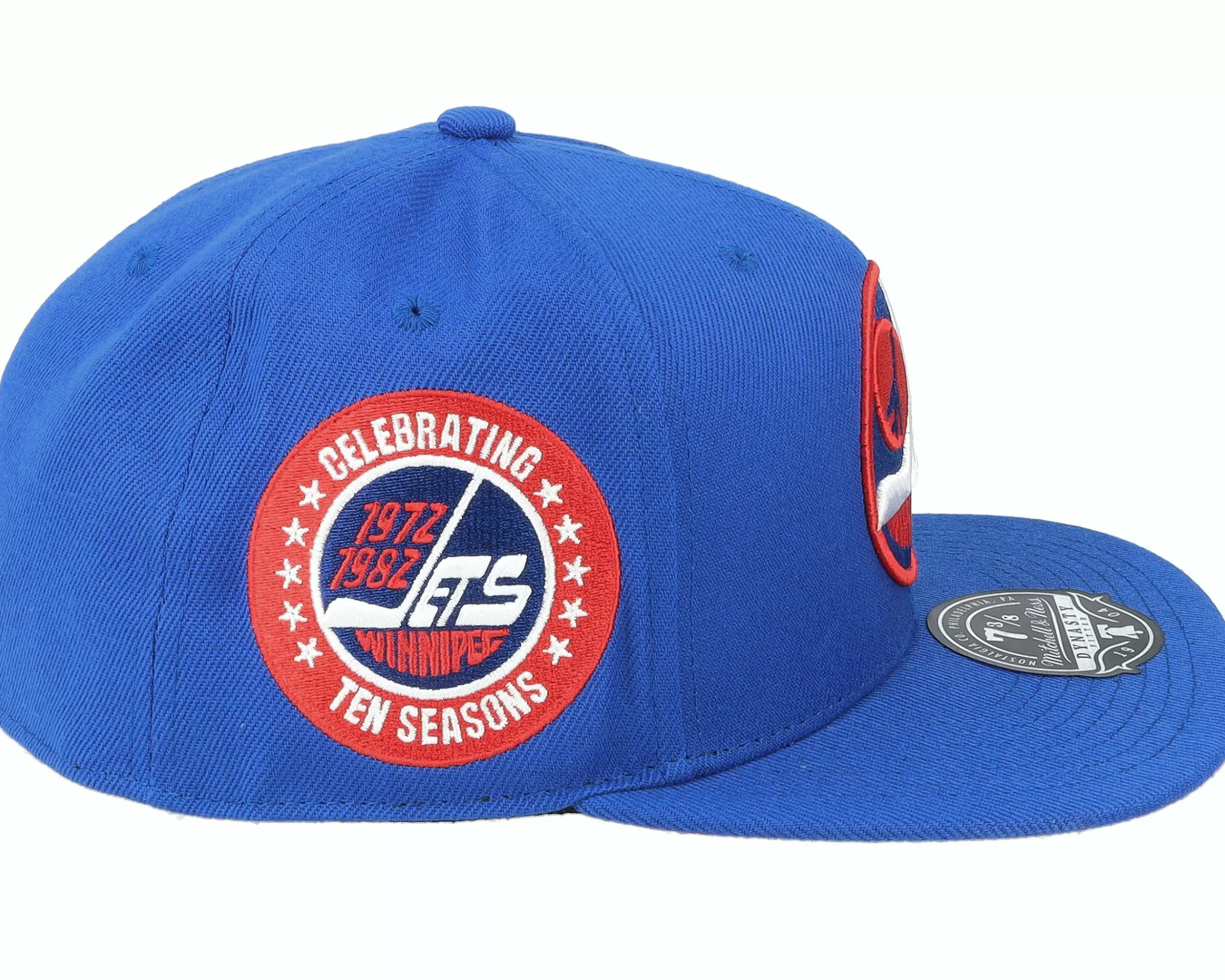 Mitchell & Ness Winnipeg Jets Vintage Blue Fitted - -Unisex Fitted